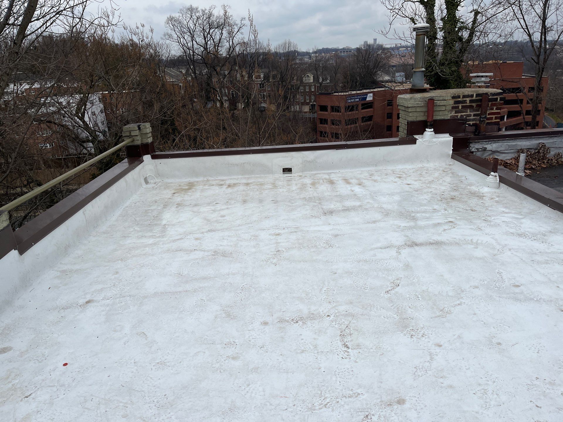 Arlington Flat TPO Roof Installation by RM Banning, Inc.