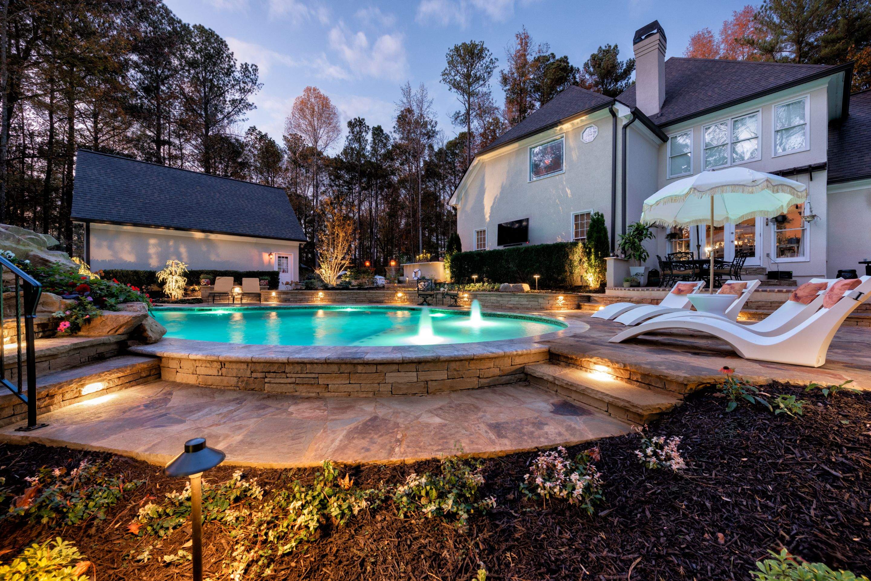 Project in Powder Springs by Aquarama Pools and Spas