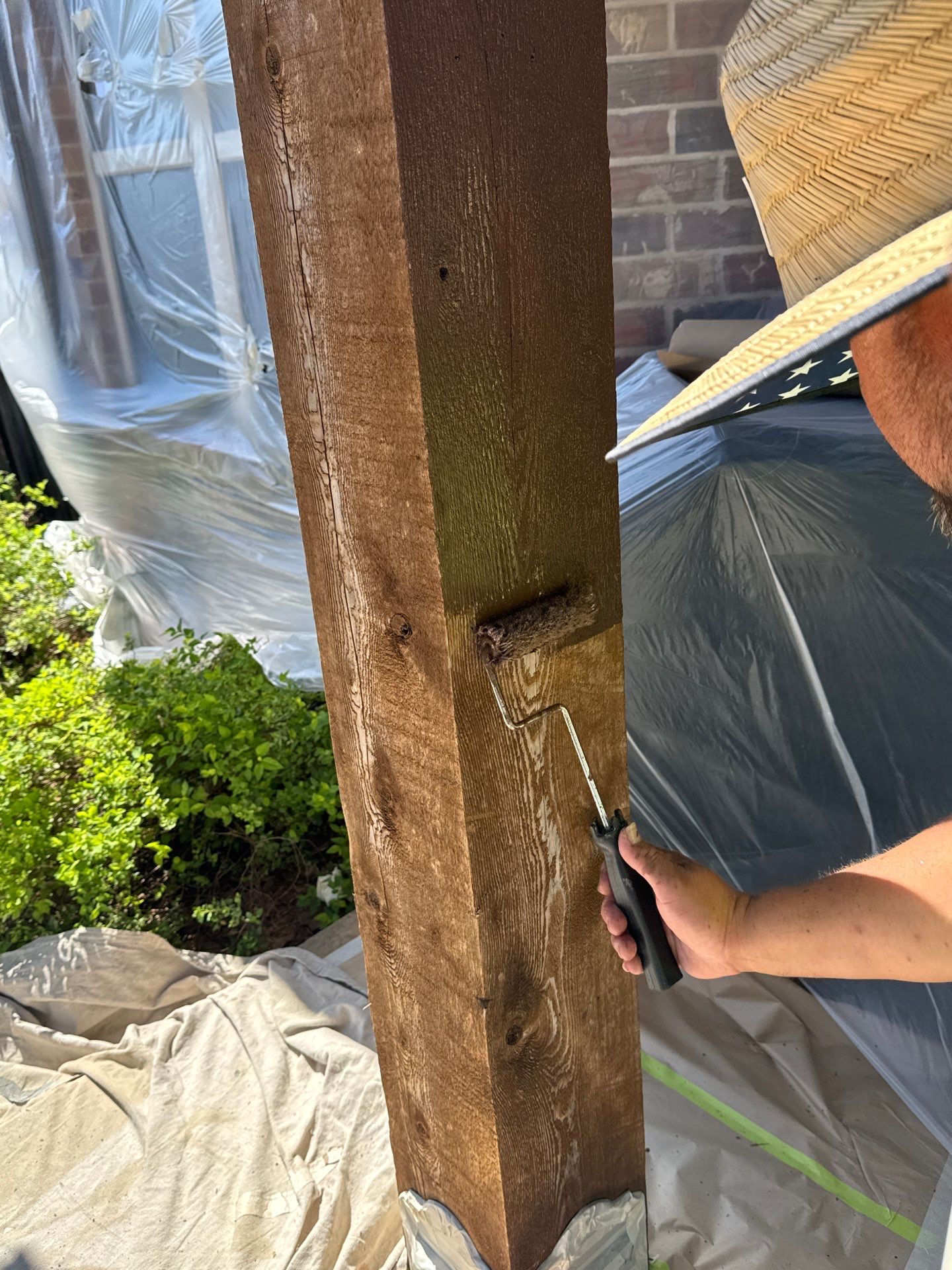 GAF Architectural Shingle Roof Replacement and Decking Repair in Mustang by 5Coat Roofing & Construction