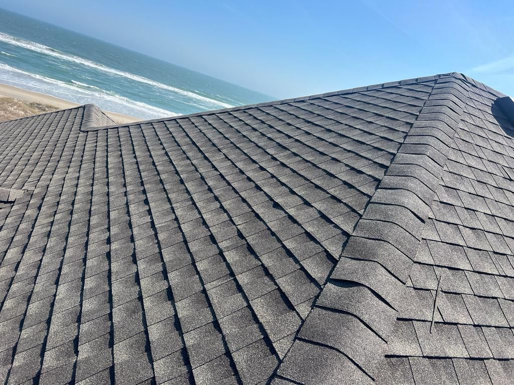 Residential Roofing Installation using Timberline HDZ in Hatteras NC by Gallop Roofing & Remodeling, Inc.