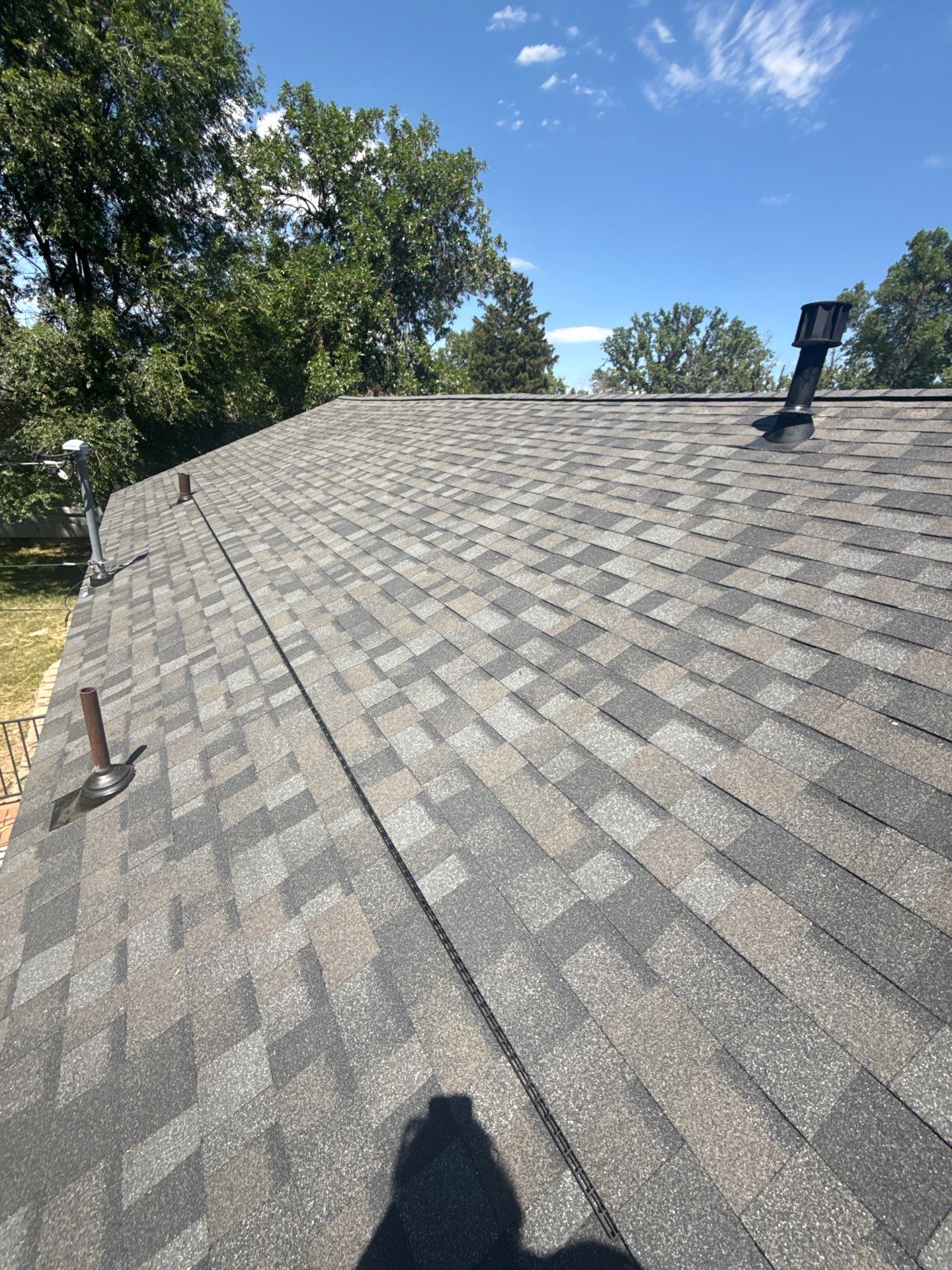 Residential Roof Replacement With Gray Architectural Shingles in Boise by Olive Roofing