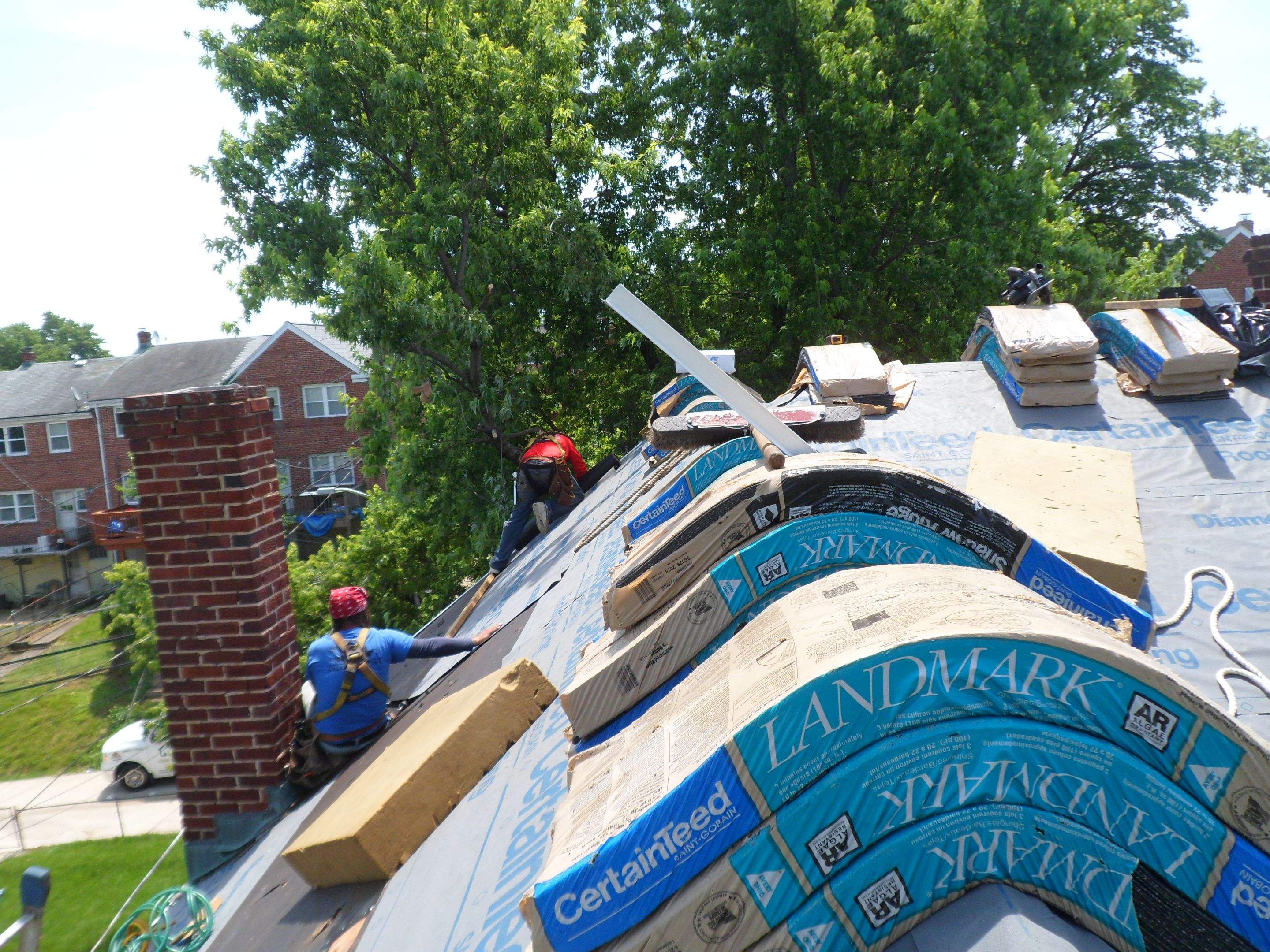 Residential Roofing Installation using Landmark Pro  by Alpha Design Services