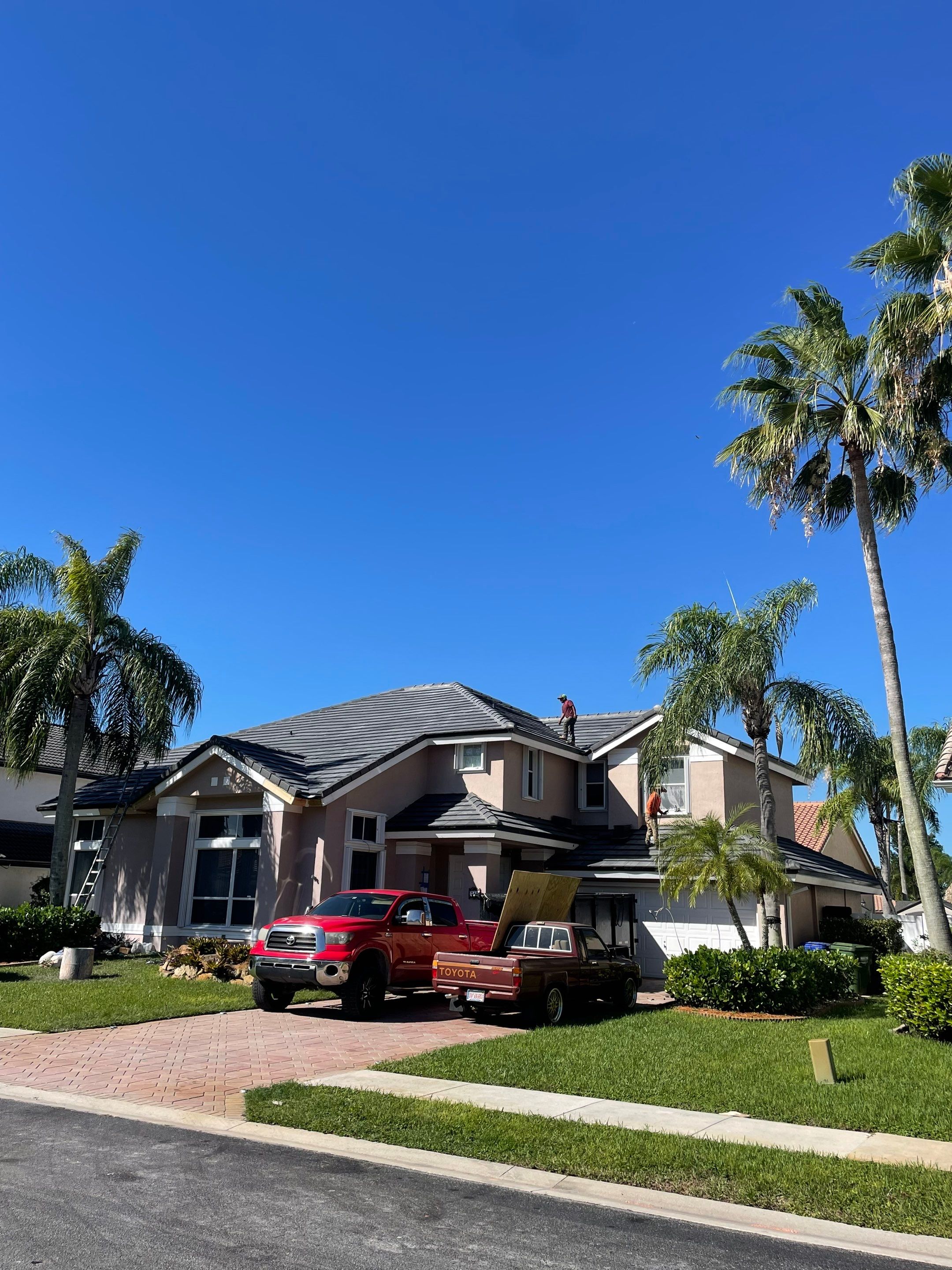 Midnight Gray Concrete Tile by Reimagine Roofing