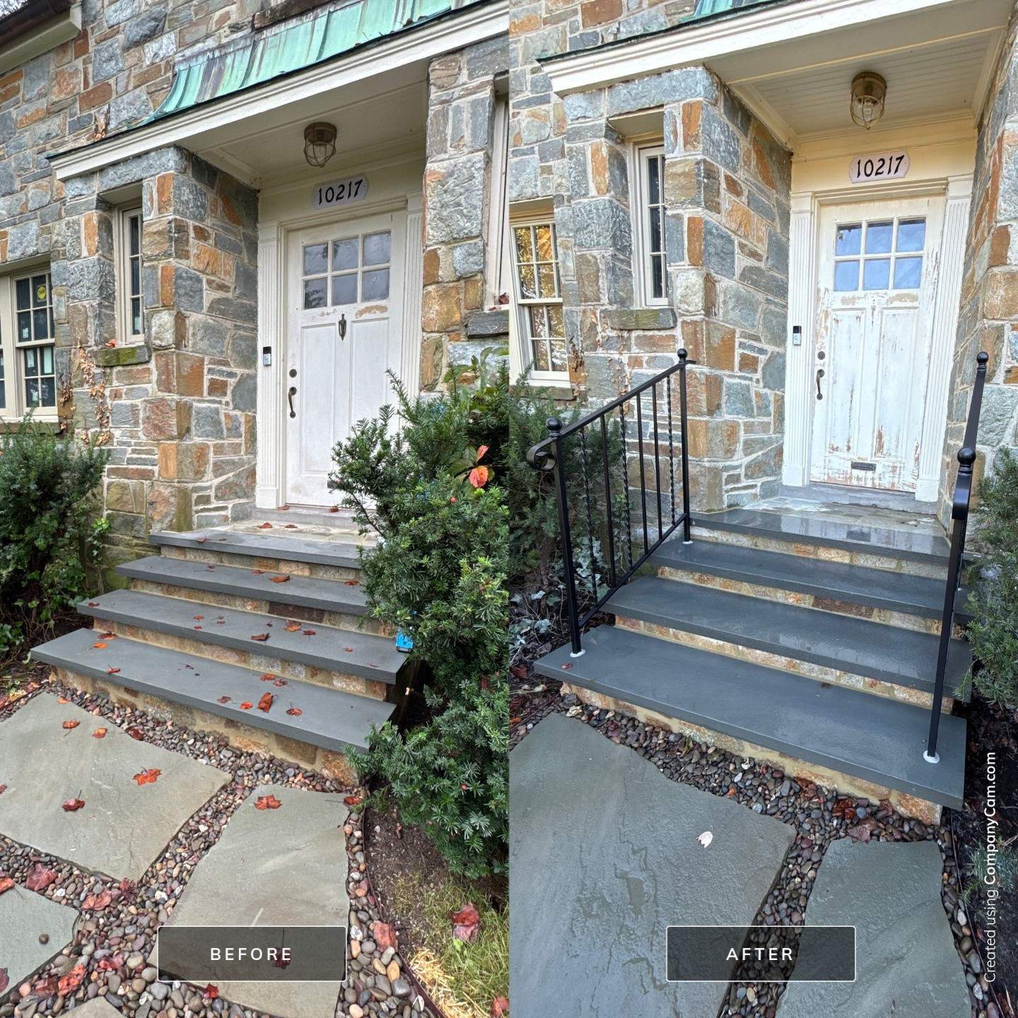 Custom Modern Interior Handrail – Minimalist Steel Design – Bethesda, MD by Capitol Iron Works