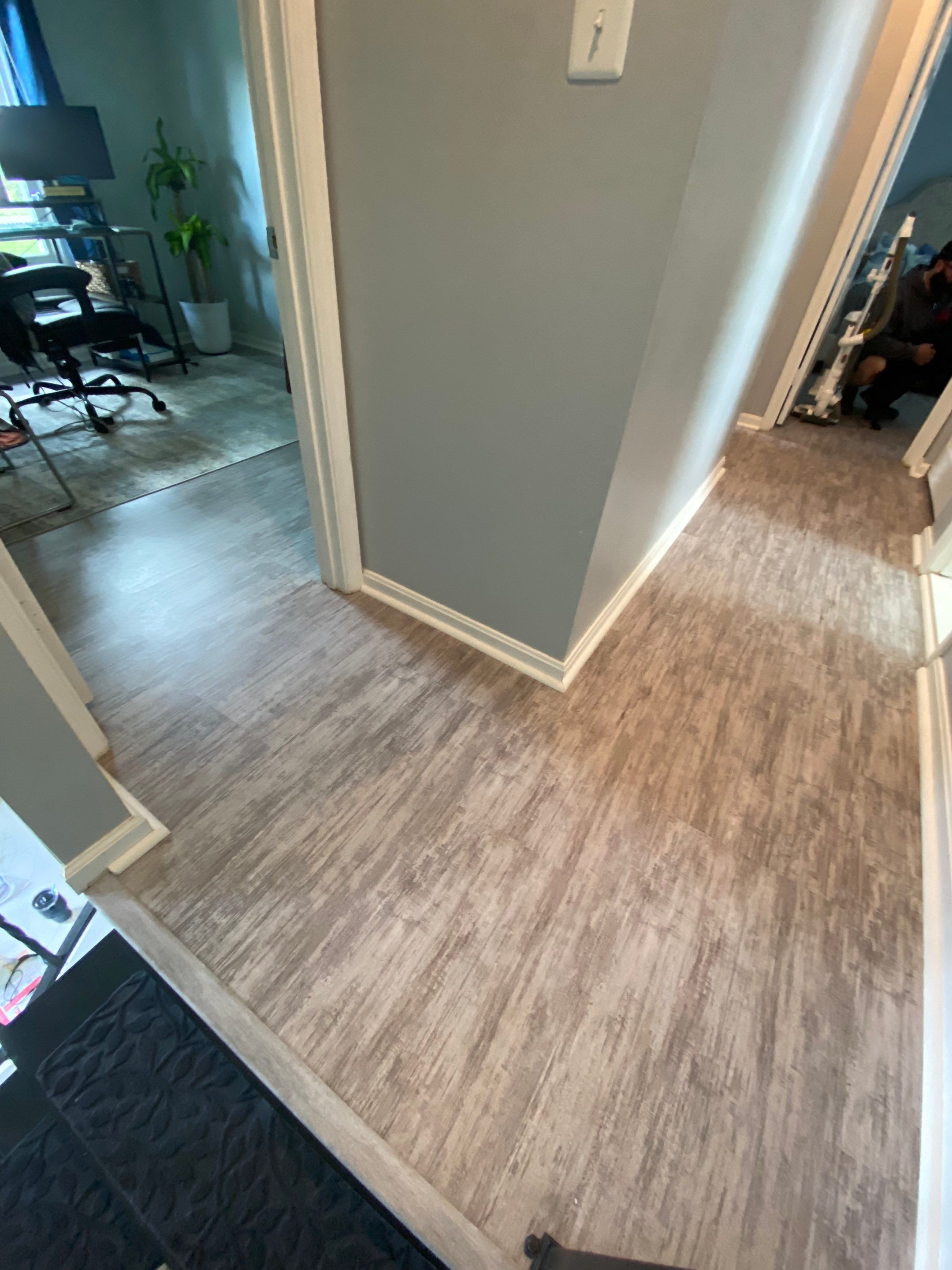 LVP flooring install by The Smet Companies, LLC