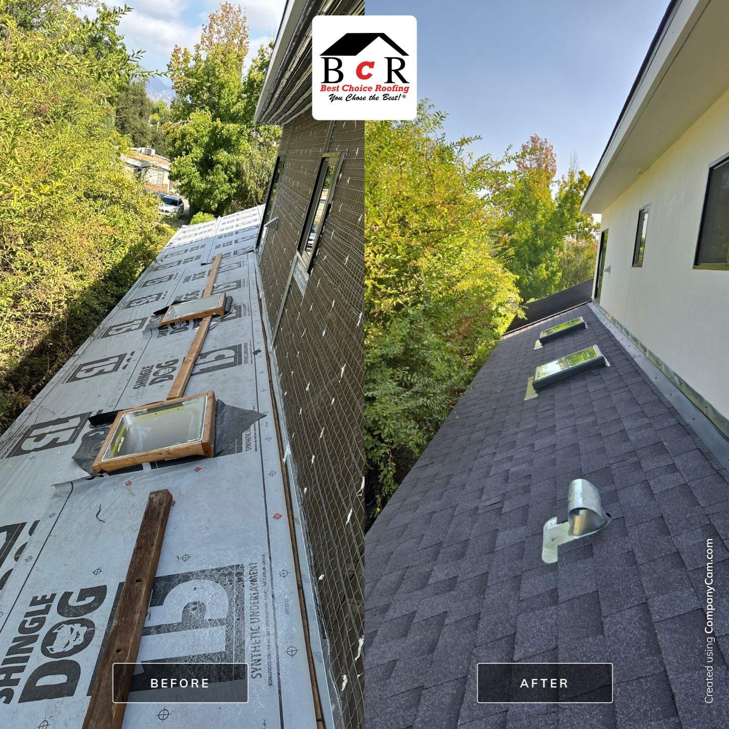 Botched installation saved! by West Coast Roofing Los Angeles