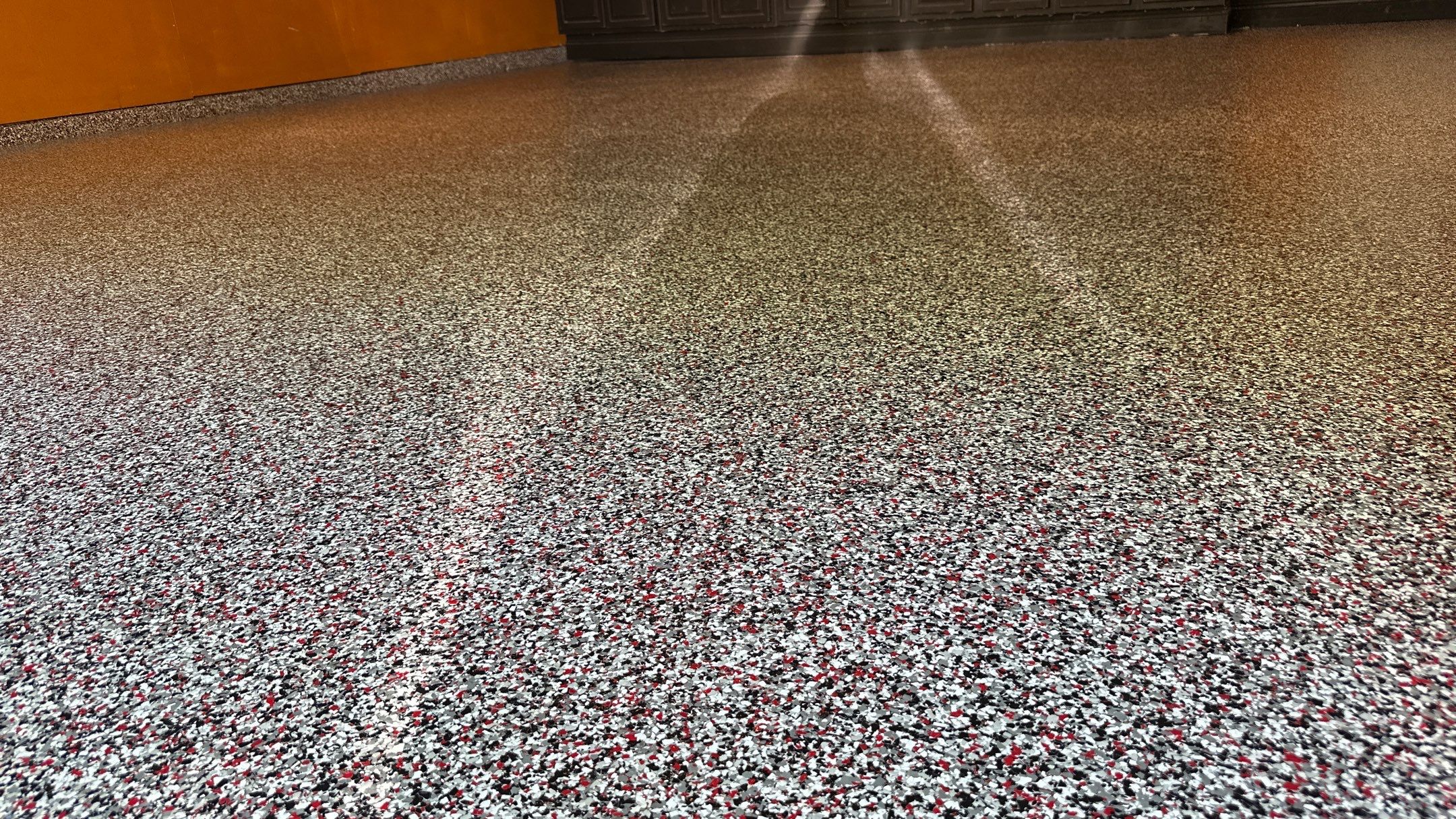 John Chose A Beautiful Banner Red Floor by Banner Garage