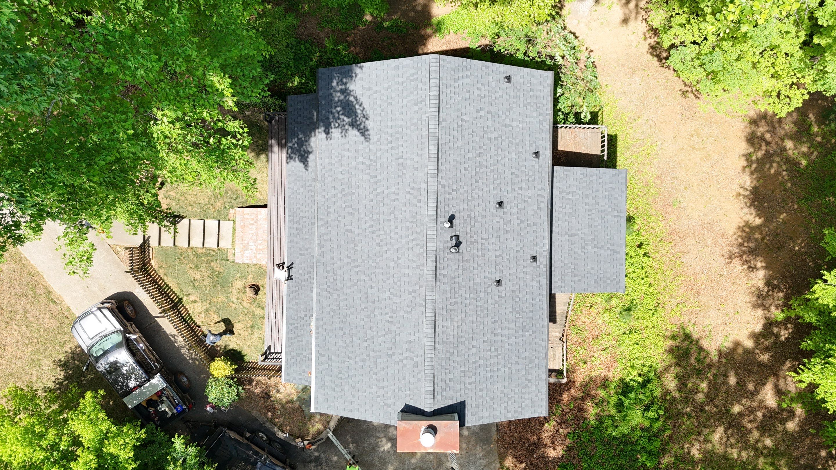 Marietta, GA Roof Replacement CertainTeed Landmark Moire Black by Reset Roofing