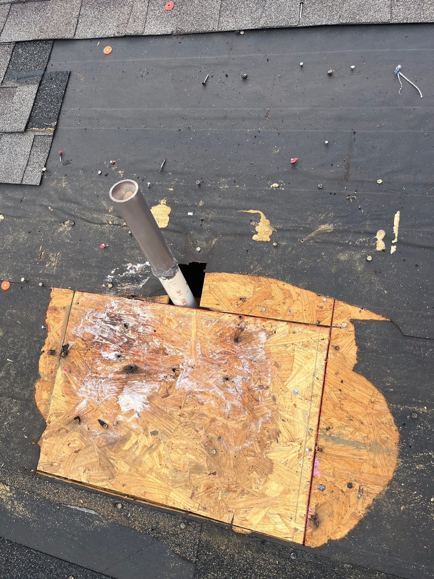 Hail Damage using Owen's Corning Duration (Lifetime) Shingles by Roof Repair Company