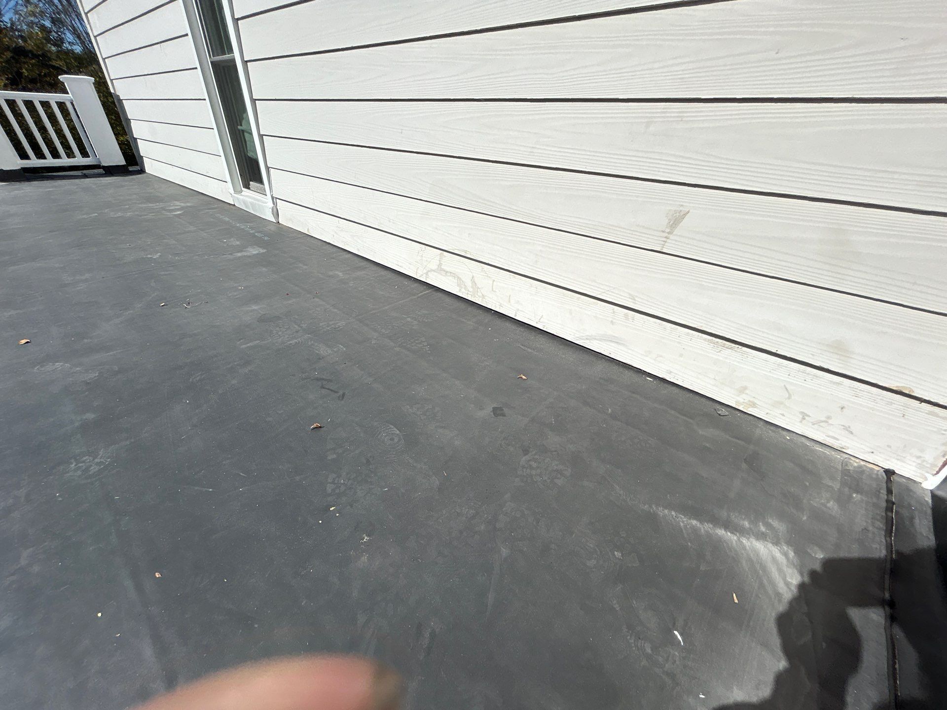 McLean - Residential Flat Roof Replacement with Carlisle Syntec EPDM by RM Banning, Inc.