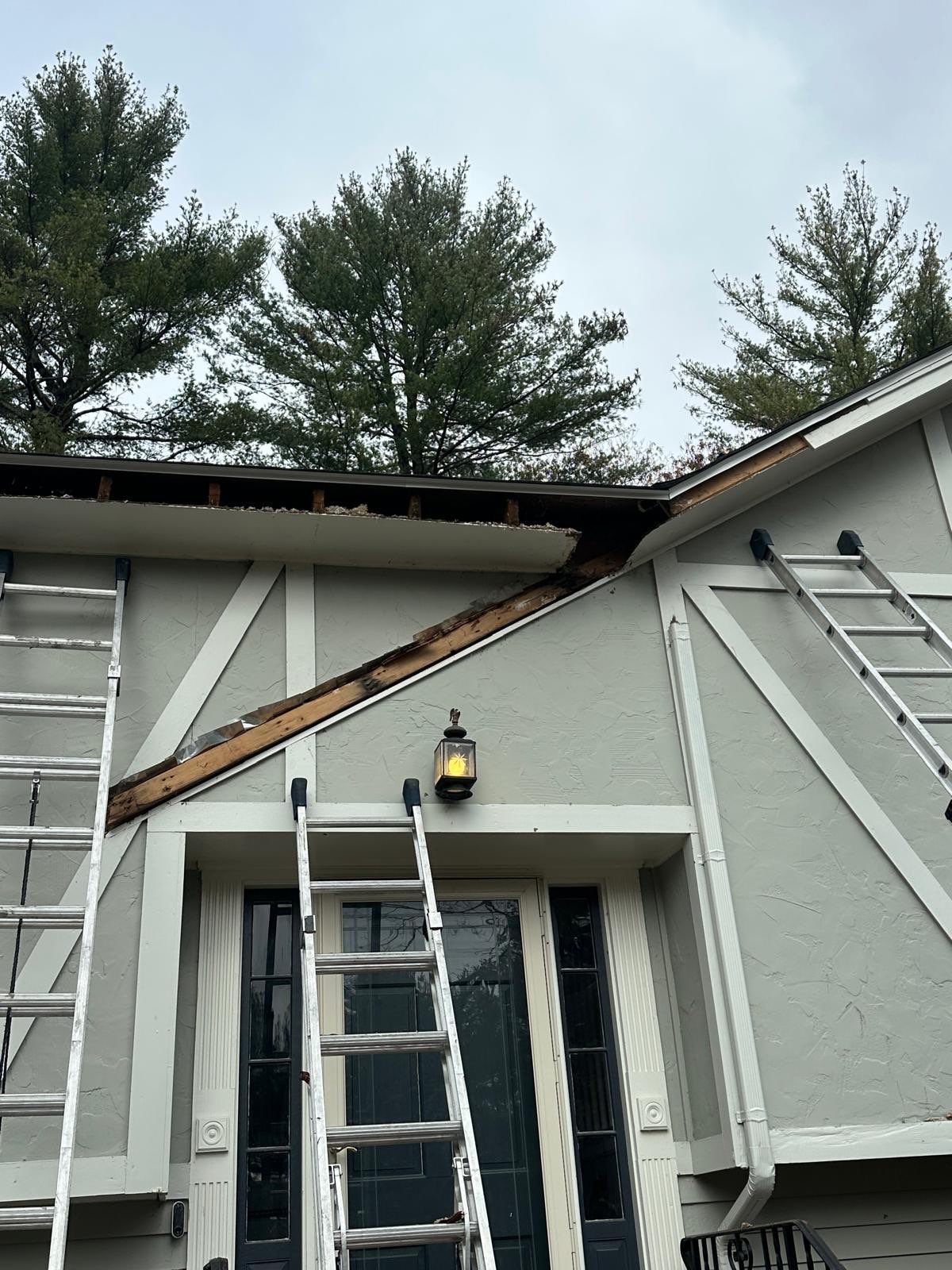 GAF Charcoal Roof Replacement with Vent Leak Repairs, PVC Fascia & Leaf Guard Gutters by Sensible Home Solutions