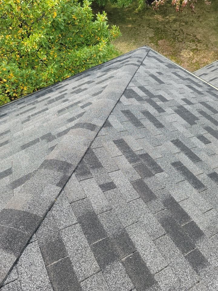 ATLAS PINNACLE COLOR: SCOTCHGARD BLACK SHADOW DRIP EDGE: WHITE by Eagle Eye Roofing