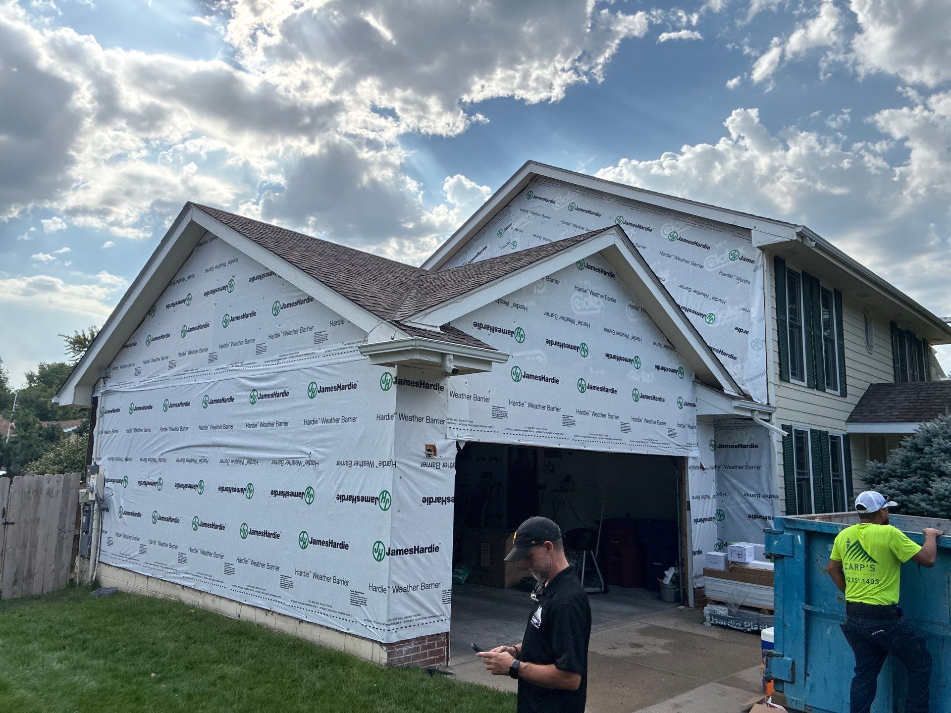 James Hardie Siding and Window Replacement in Omaha, Nebraska by Carps Complete Exteriors