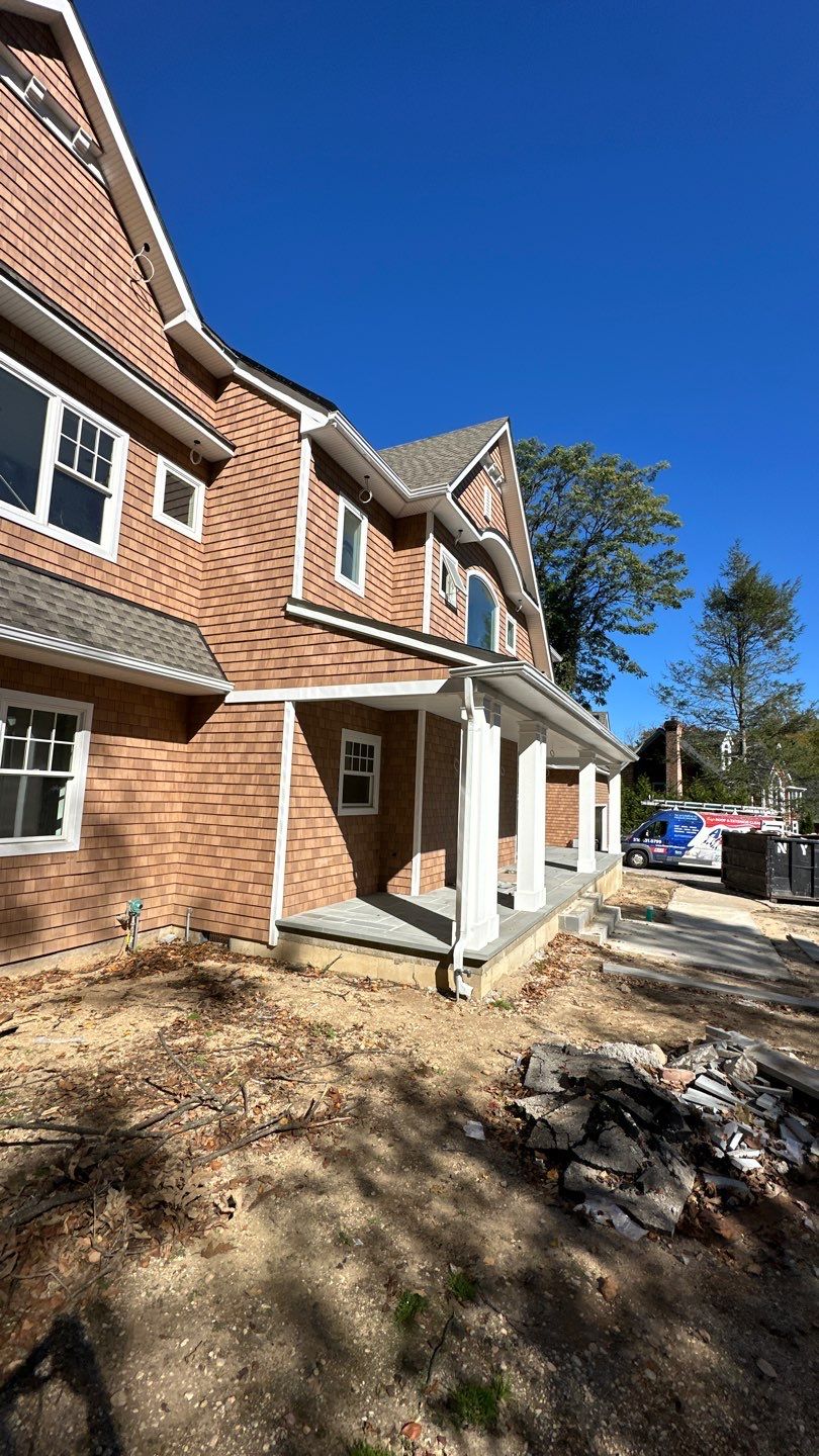 Full System Installation for Centerport  by Above All Gutters 