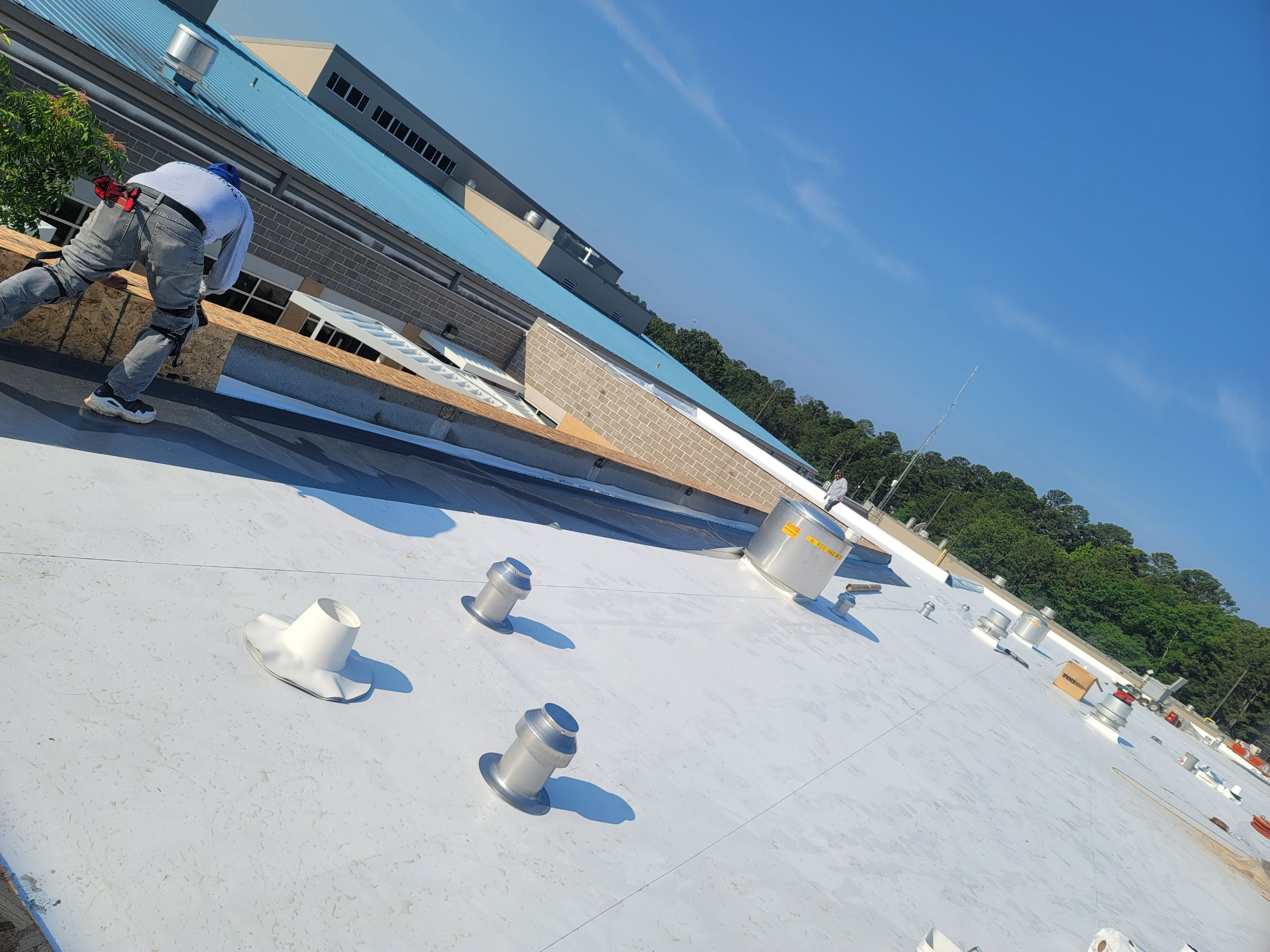 Choctaw Nation Hospital - Med Surg Building by Hostetler Roofing