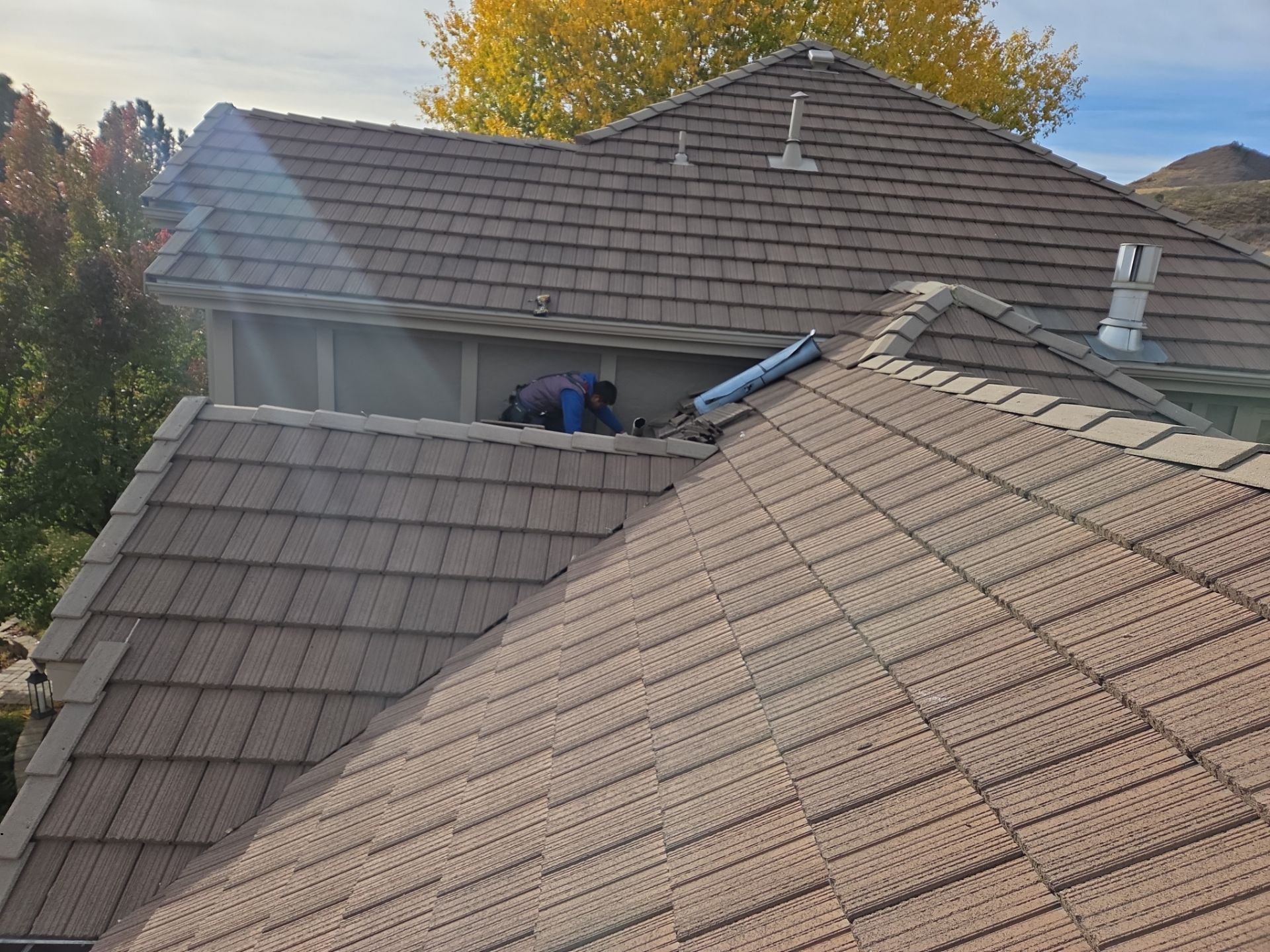 Tile Roof Maintenance by RTP Roofing Company