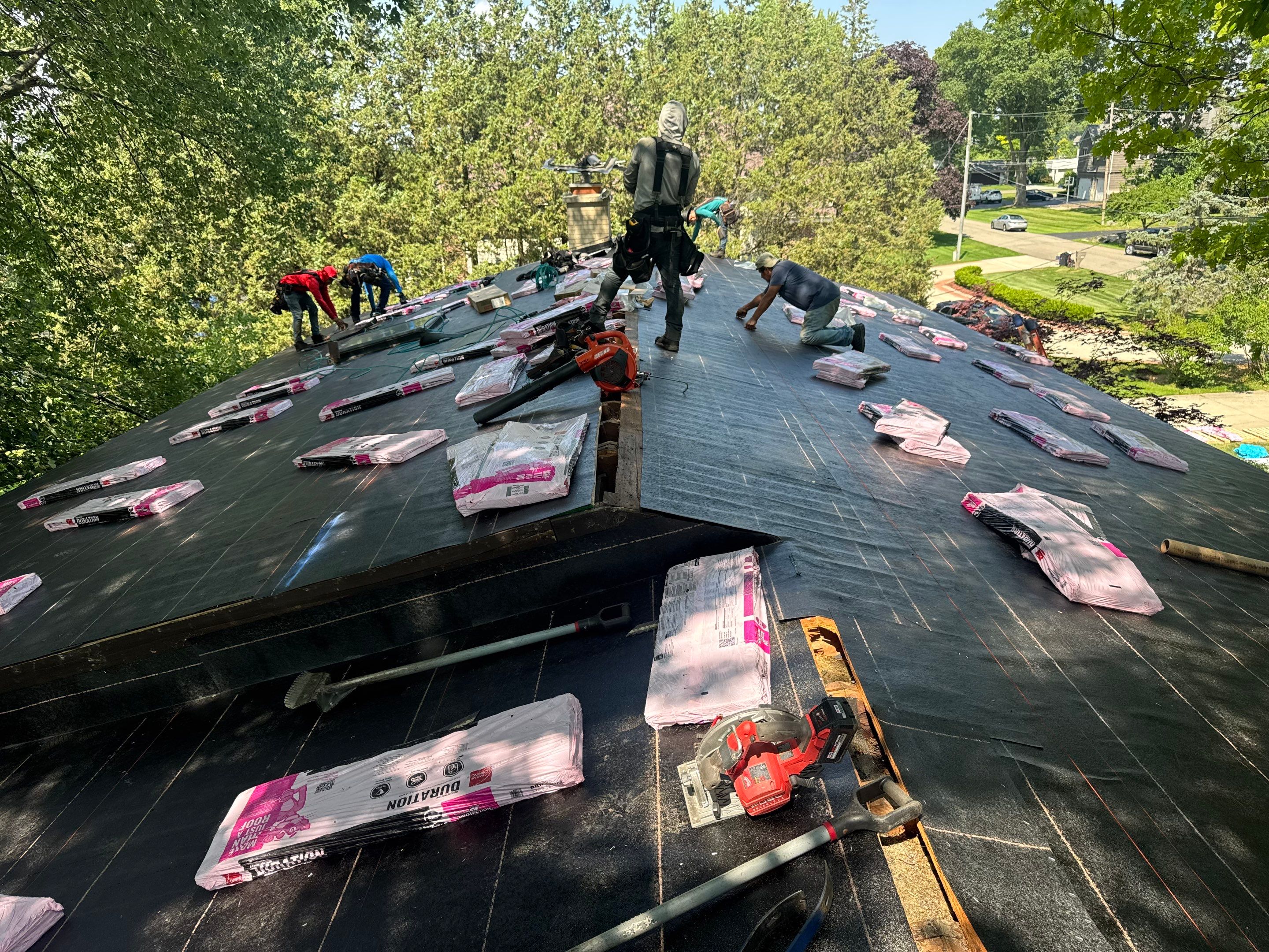 Roof Replacement using Owens Corning Driftwood by 180 Contractors