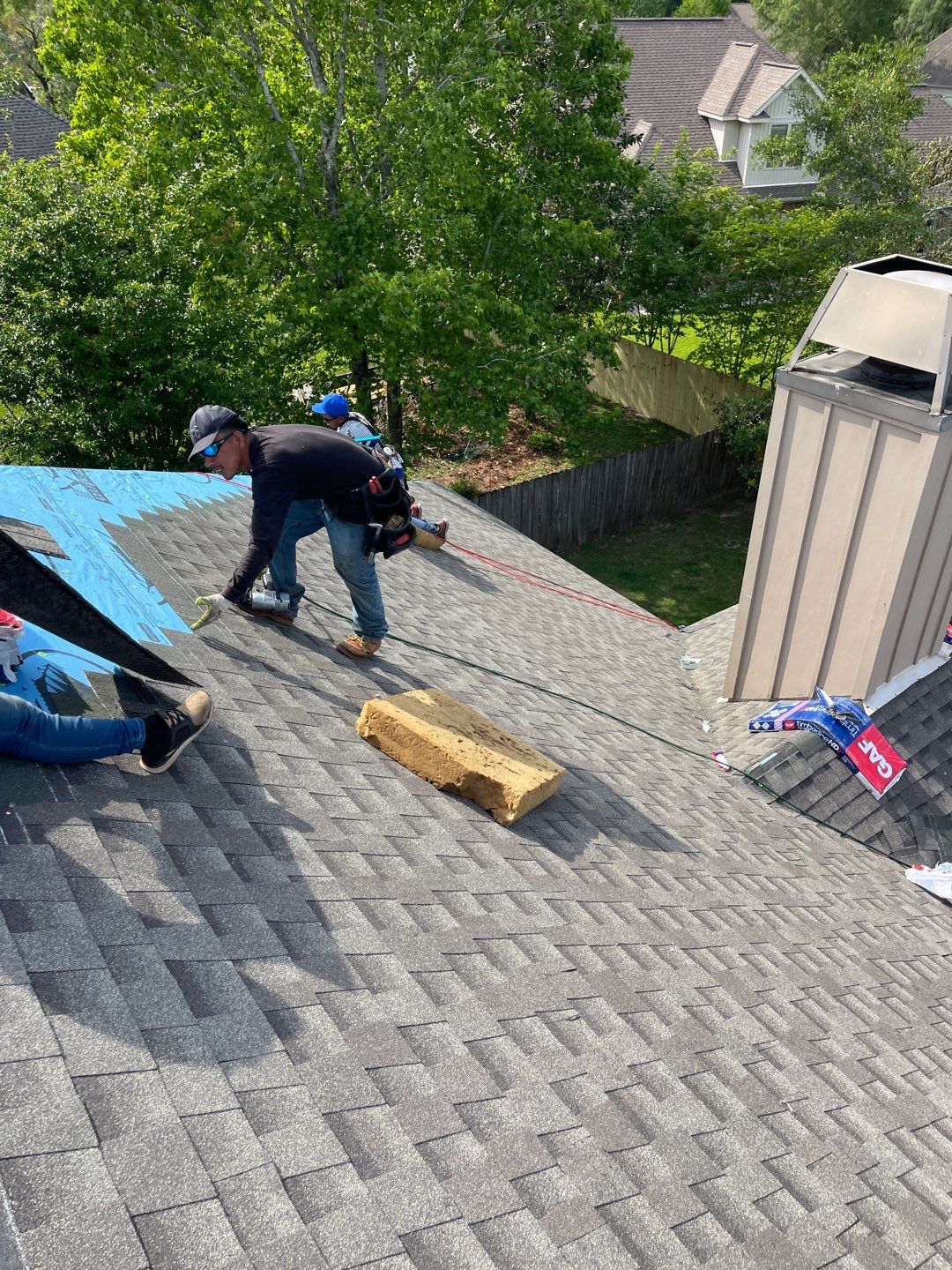Residential Roofing Installation using Roof Replacement by American Roofing & Construction LLC