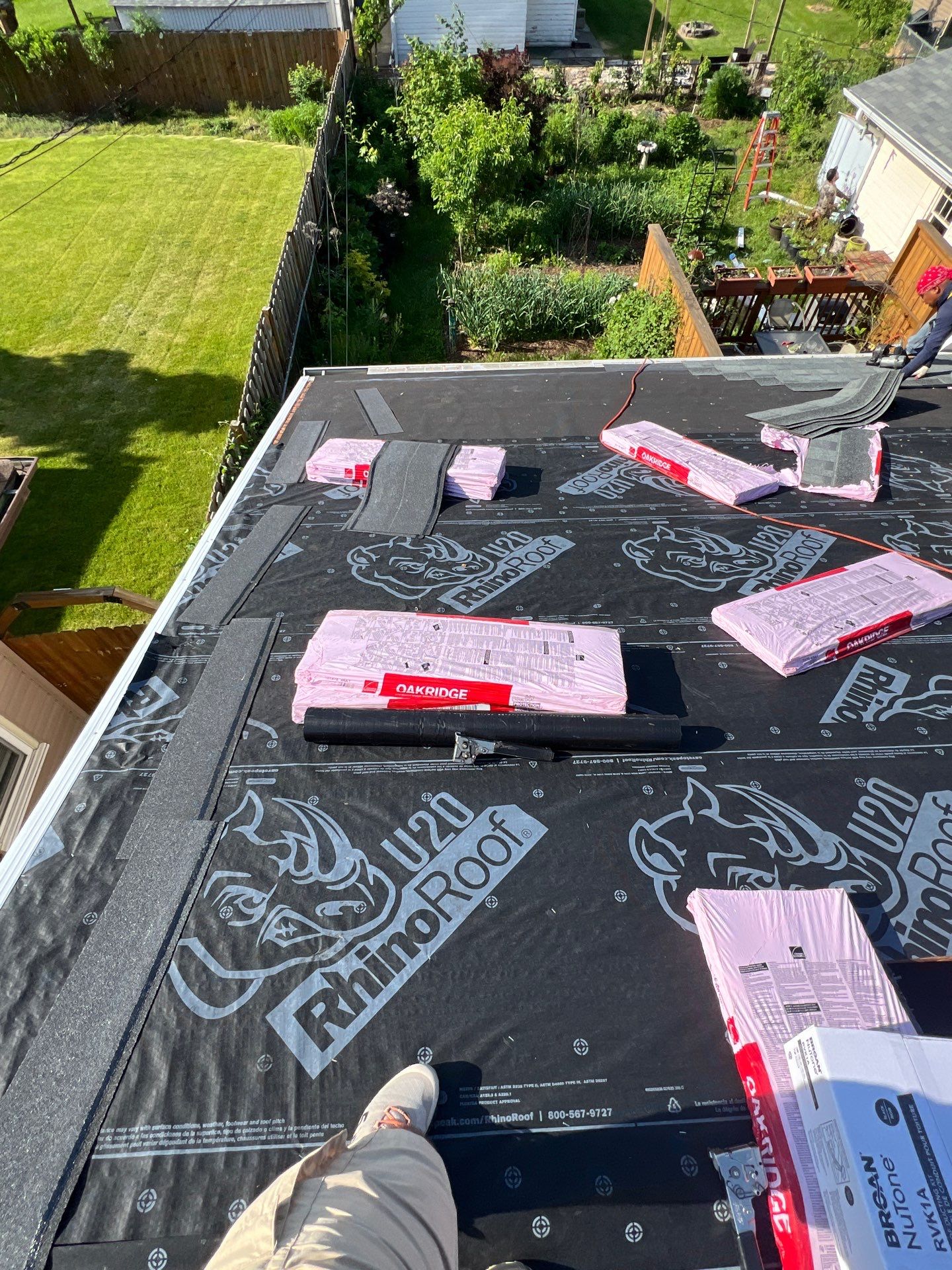 Residential Roofing Installation using Owens Corning  by Perfect Exteriors Inc. 