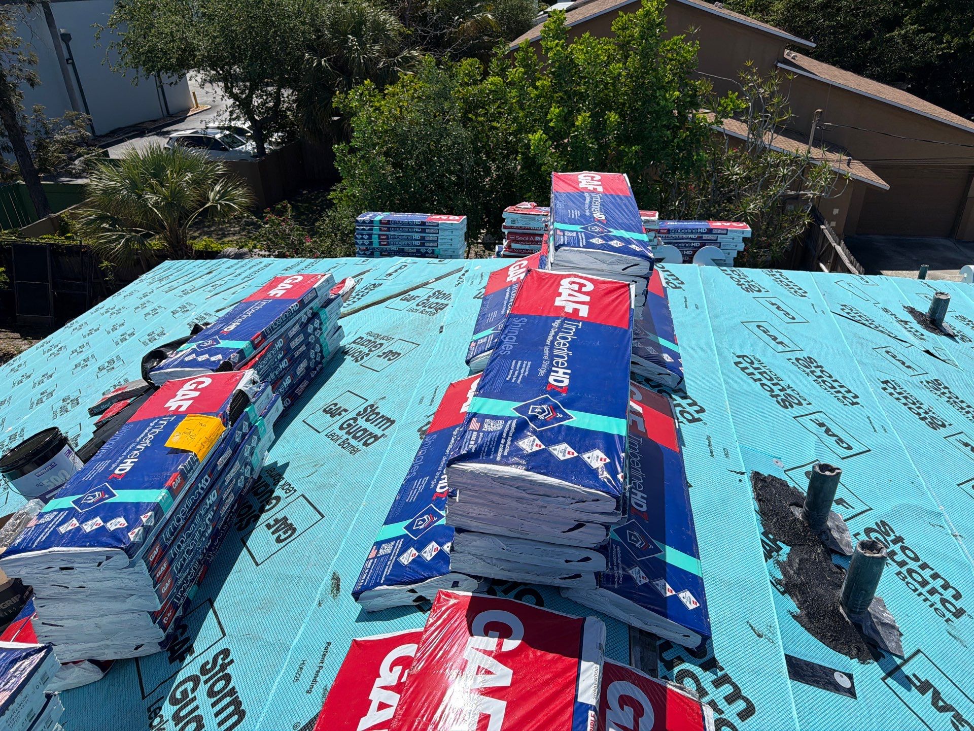 Residential Roofing Installation using GAF by BLUES BROTHERS ROOFING