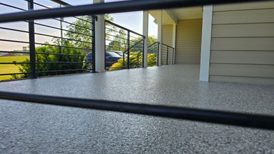 Front Porch using Gravel