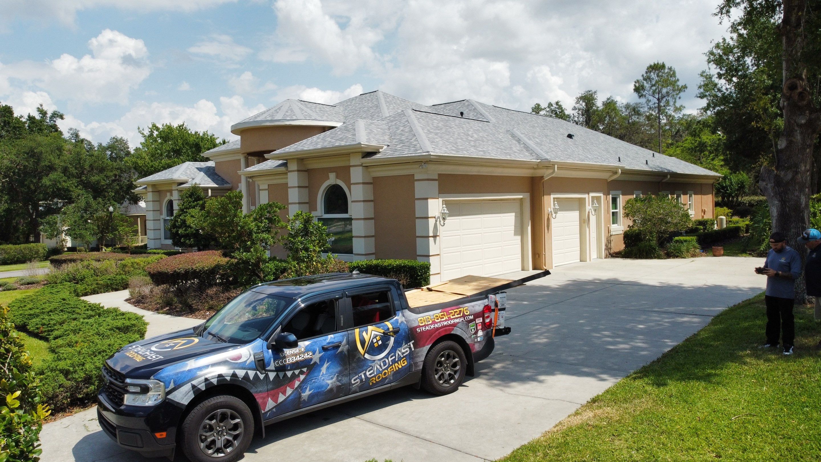 Roof Replacement in Lithia, FL. by Steadfast Roofing