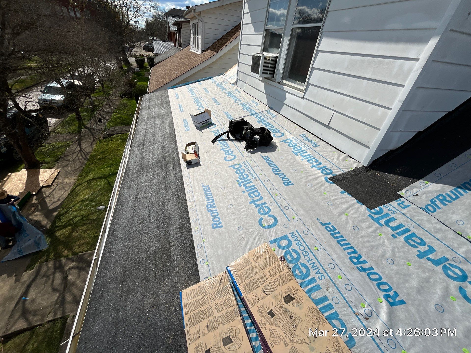 Residential Roofing Installation using Certainteed Landmark Pro Shingles by Fahey Roofing + Contracting