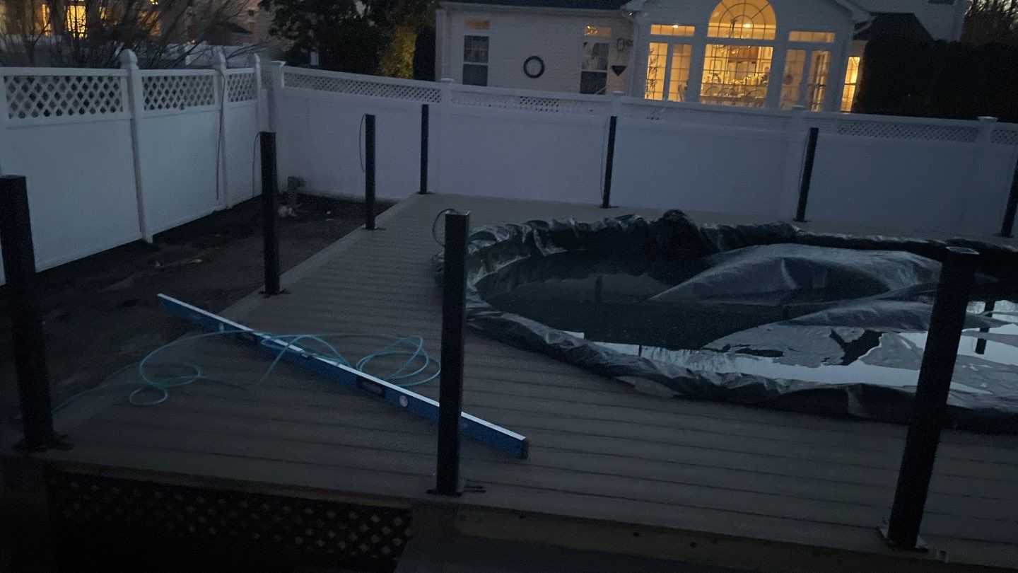 new pool deck in Howell by deck guardian