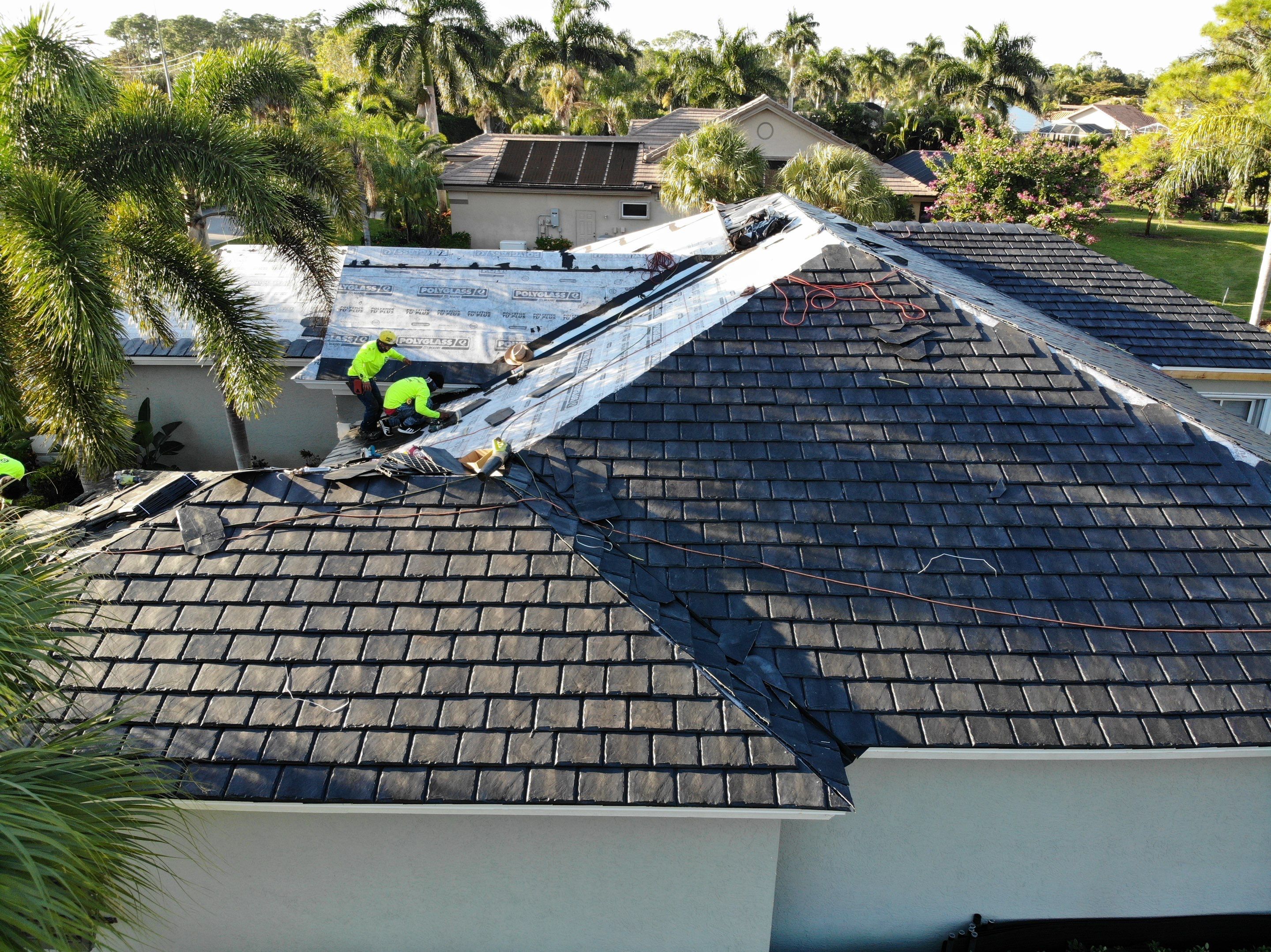 Residential Roofing with Brava Composite Slate  by International Roofing
