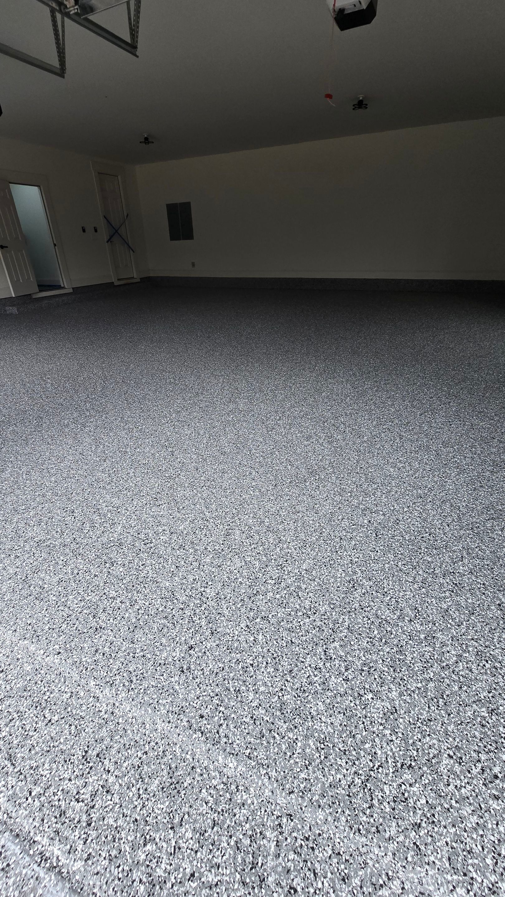 Garage transformation using Wombat flake by Opus Renovations 