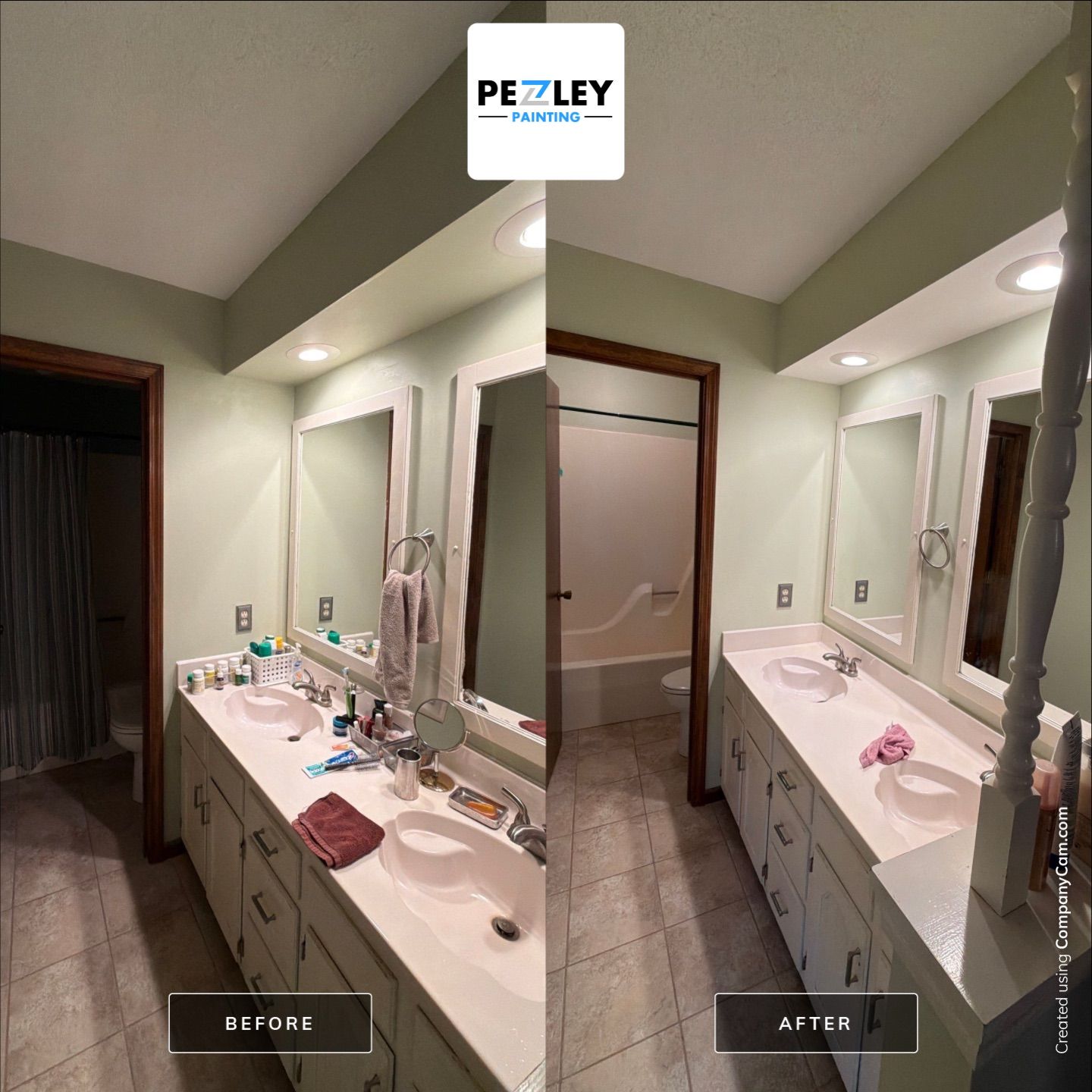 Interior Repaint off Tower Dr by Pezley Painting