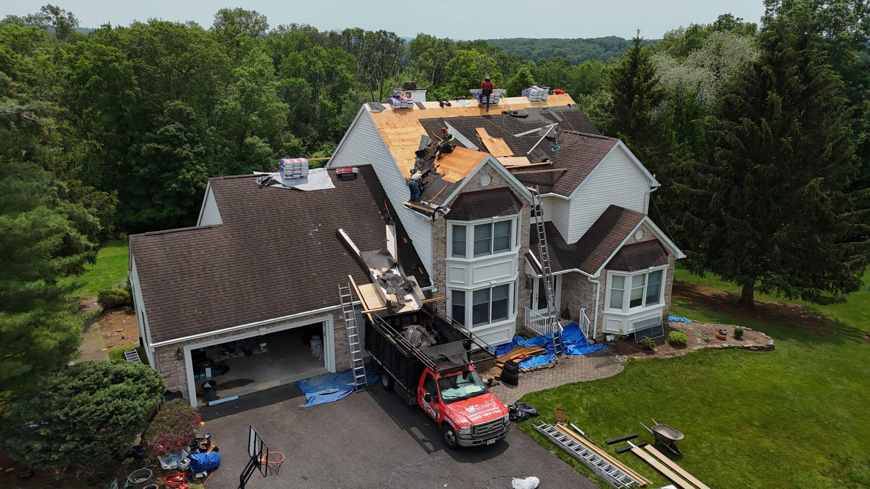Roof Project in Wayne, NJ. by All State Home Improvement Inc.