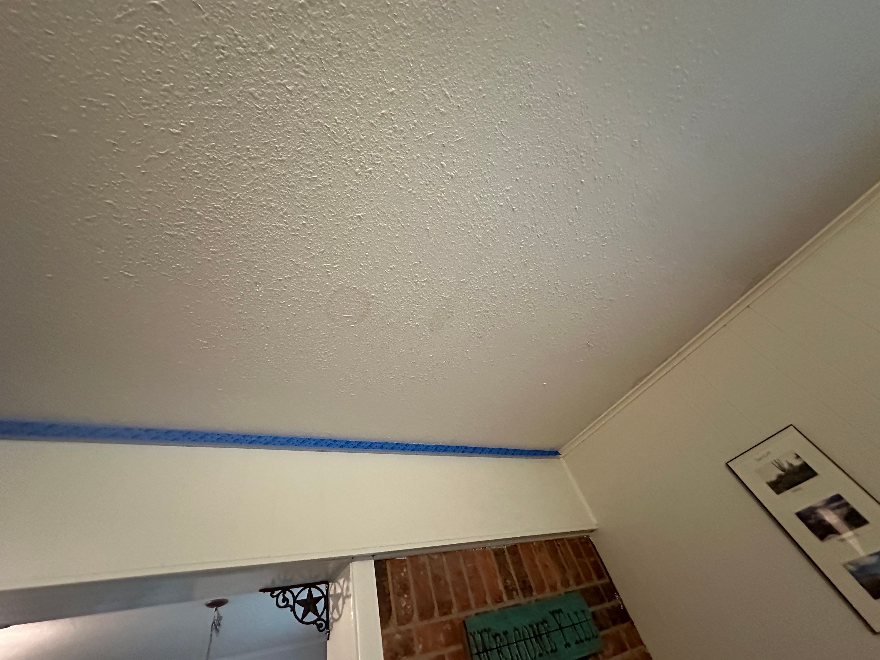 Interior Painting in Gilmer, TX | From Stains & Spots to Fresh White Room by Quality Coats Painting