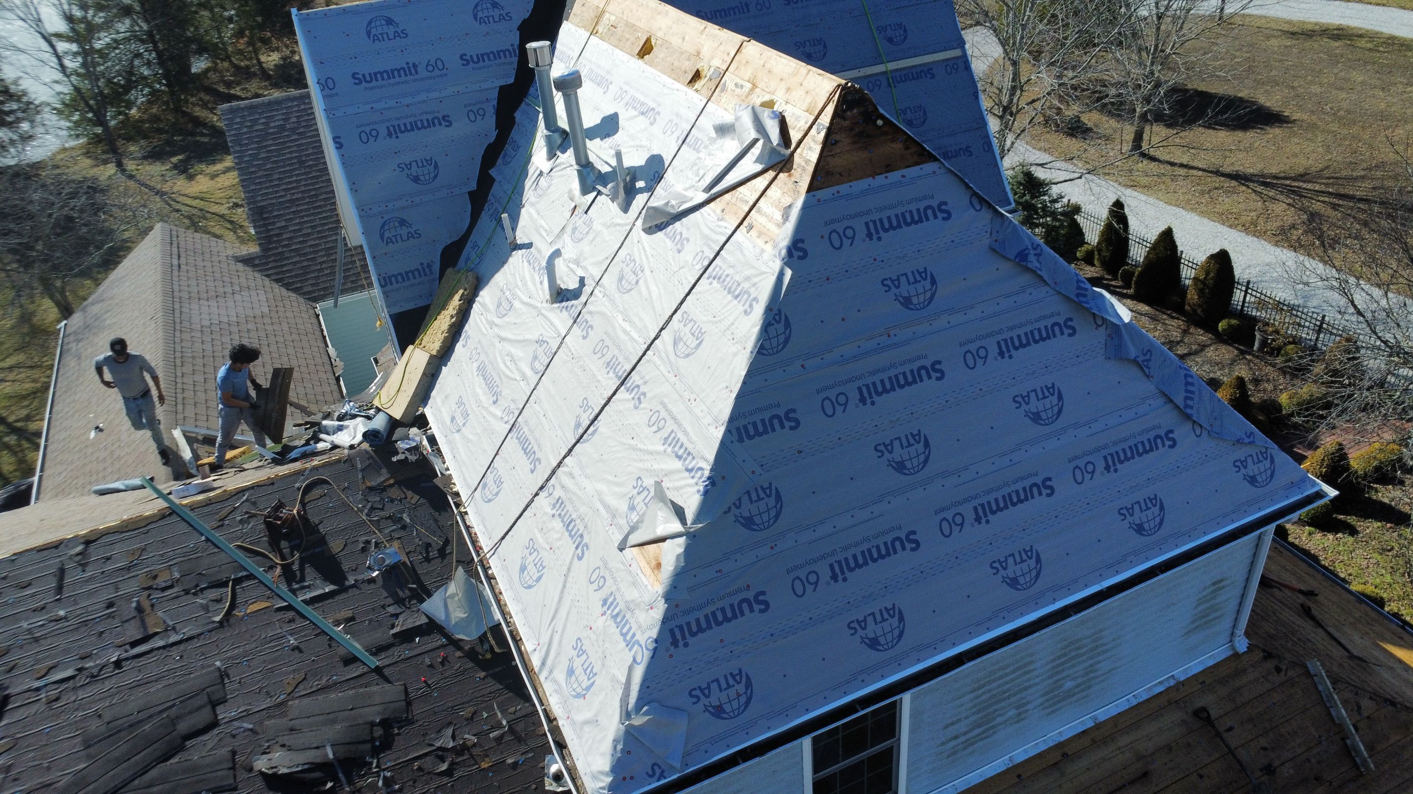 Residential Roof Installation - Atlas Pinnacle Pristine Shingles - Color Coastal Granite  by Titan Commercial & Residential Roofing 