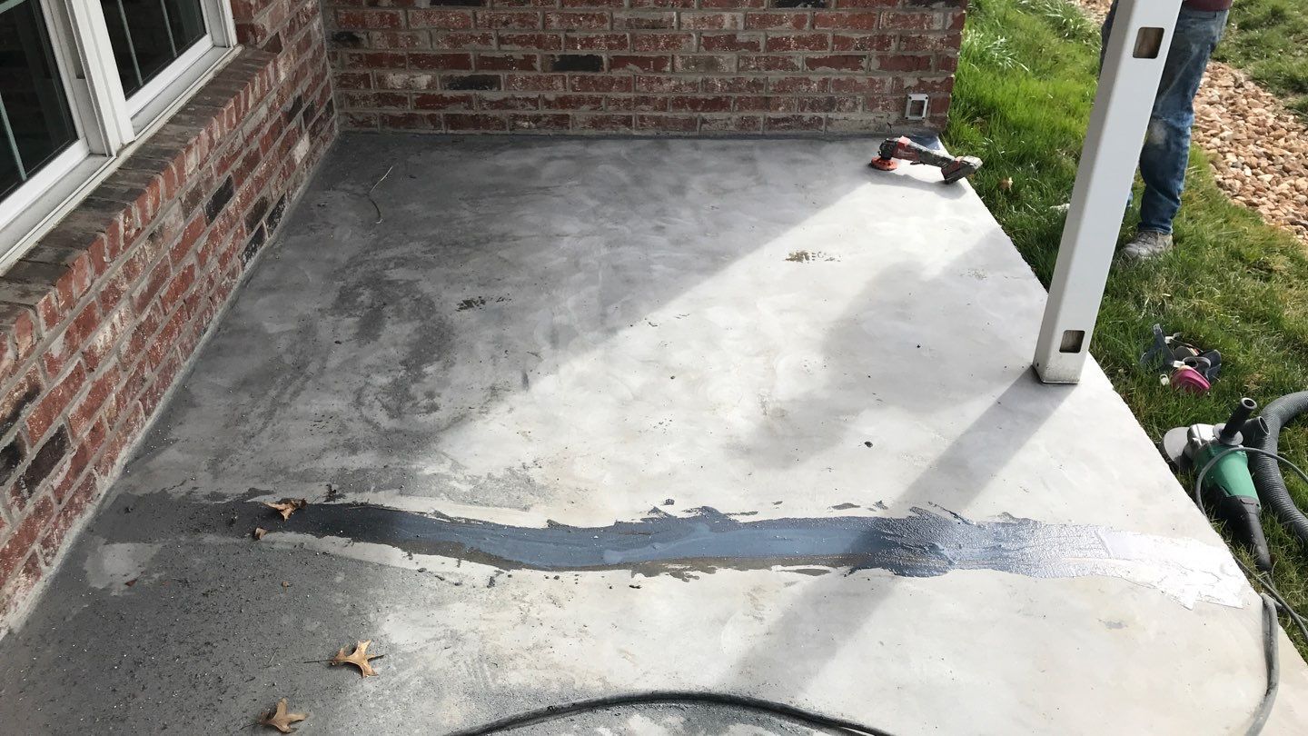 Patio using Shoreline by Select Painting, Coatings & Garage Cabinets