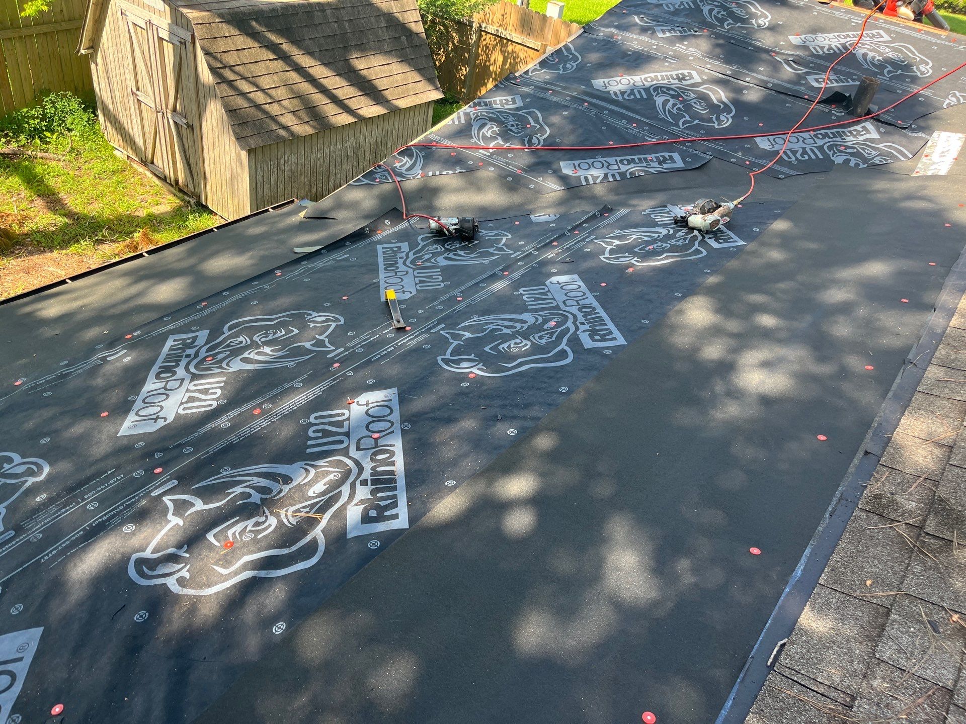 Residential Roofing Installation using Owen's Corning Duration (Lifetime) Shingles by Roof Repair Company
