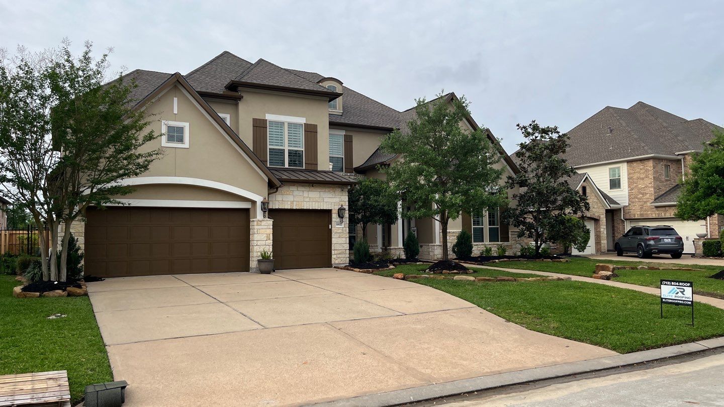 Residential Roof Replacement using GAF HDZ - Weathered Wood by Elite Roofing LLC