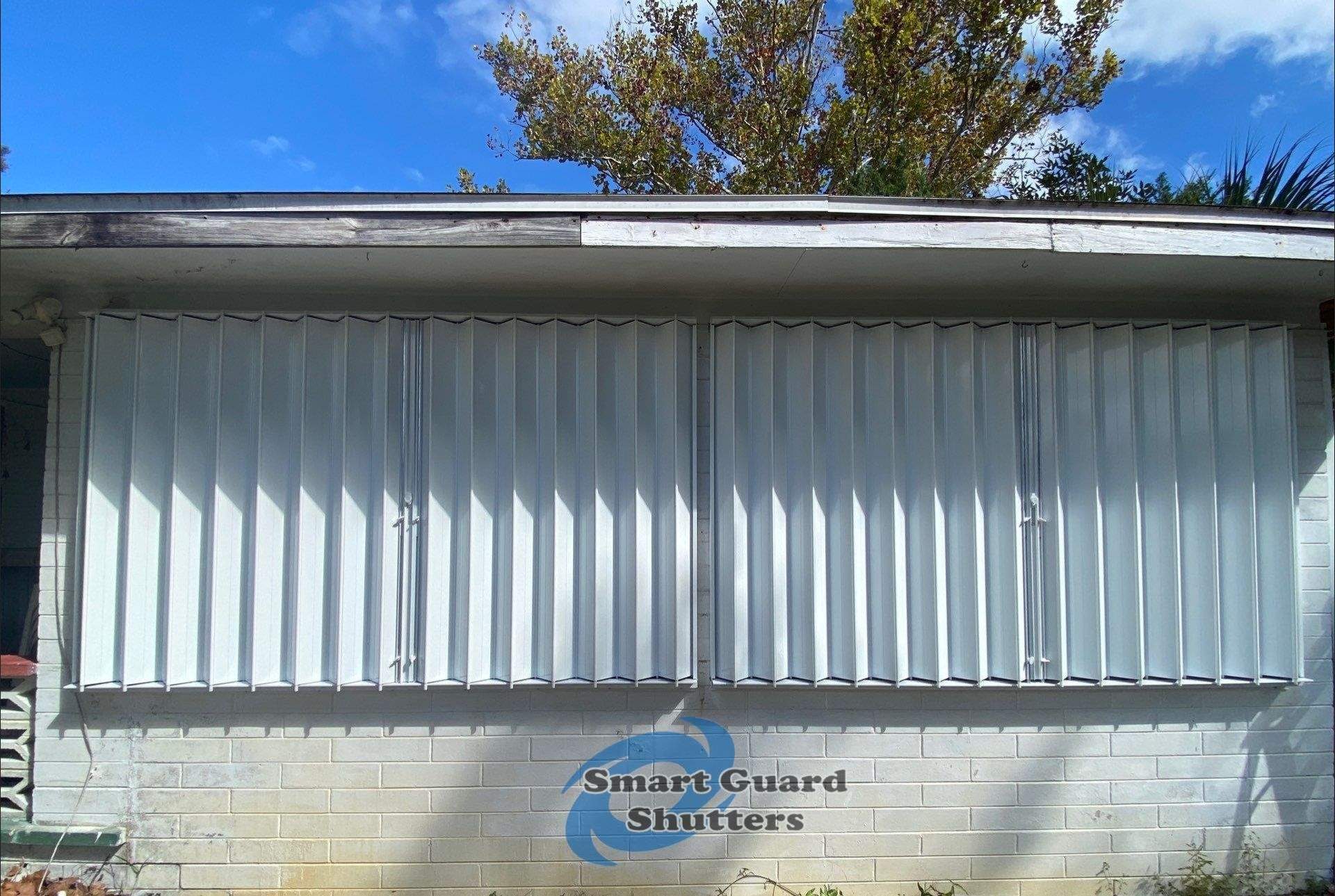 Accordions in White by Smart Guard Shutters