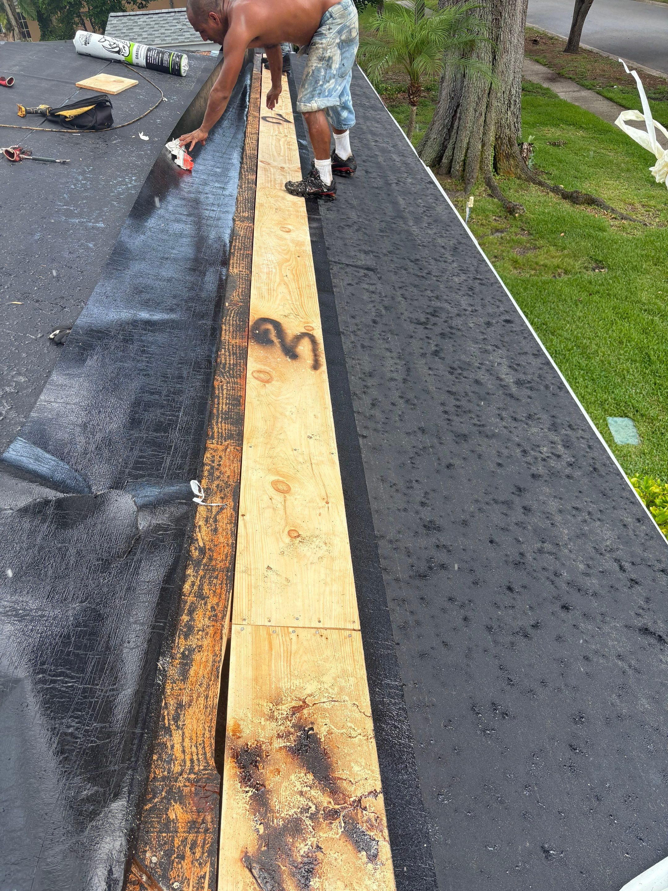 Project in Clearwater 33764 by Mitchell Roofing Company LLC 