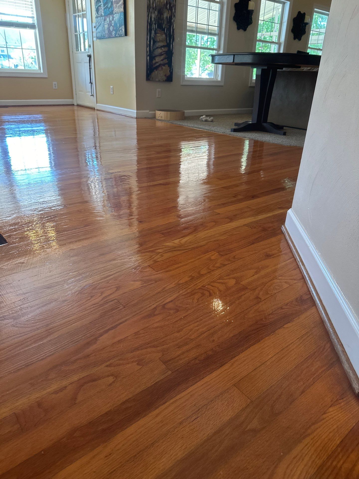 Hardwood Renewal  using Finish Em by Monster Clean
