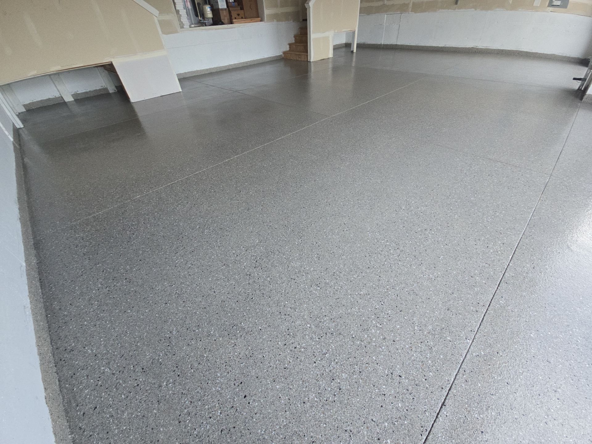 Shale Hybrid Polyurea Garage Floor Coating in Spokane Valley by Croc Coatings, LLC