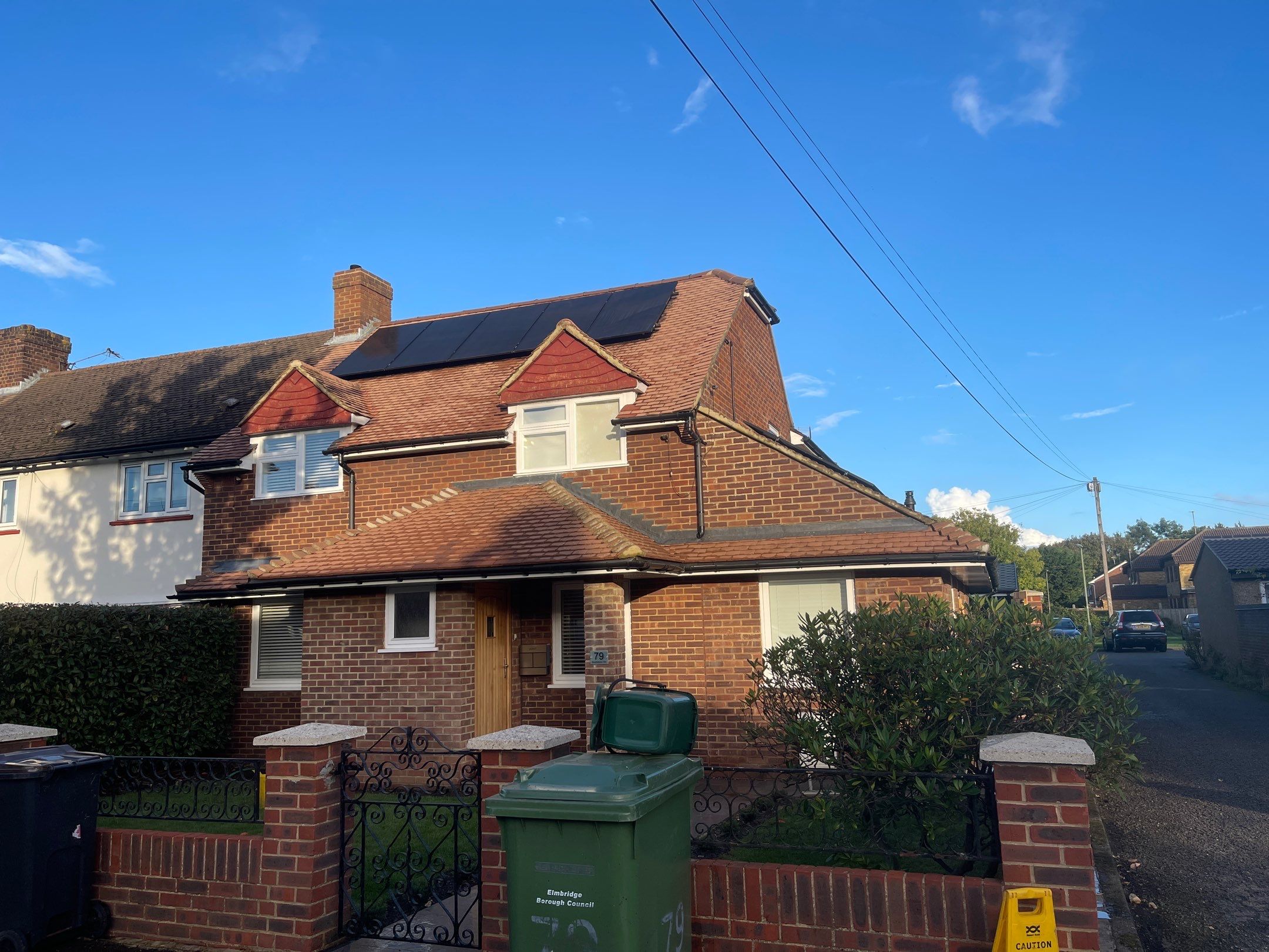 Roof Clean and Coping Stones using Honda 15lpm Low Pressure Washing Machine by Ges Exterior Cleaning ltd