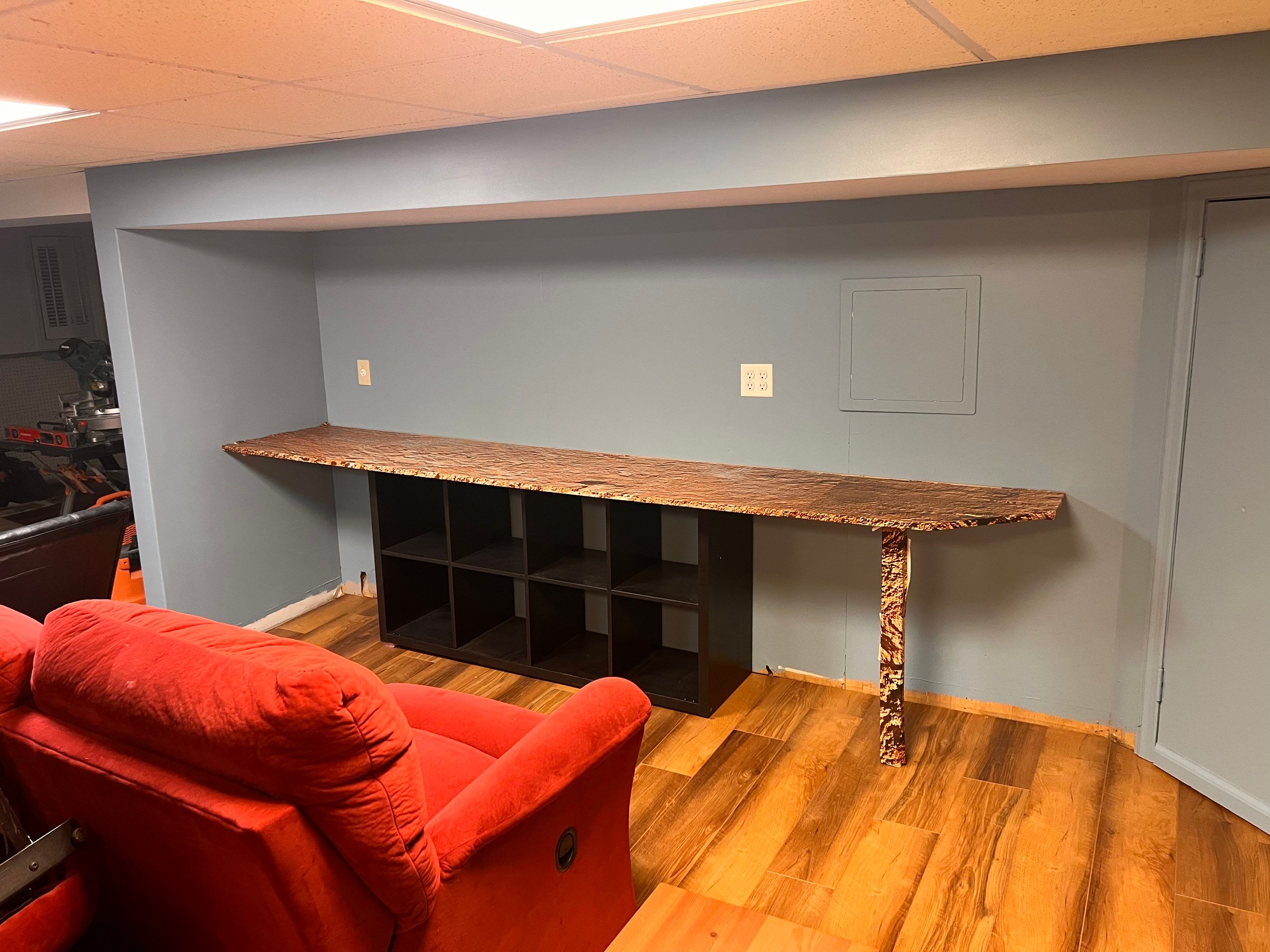 Water Damage Restoration and Finished Basement Flooring in Garden City by EMS Restoration Corp