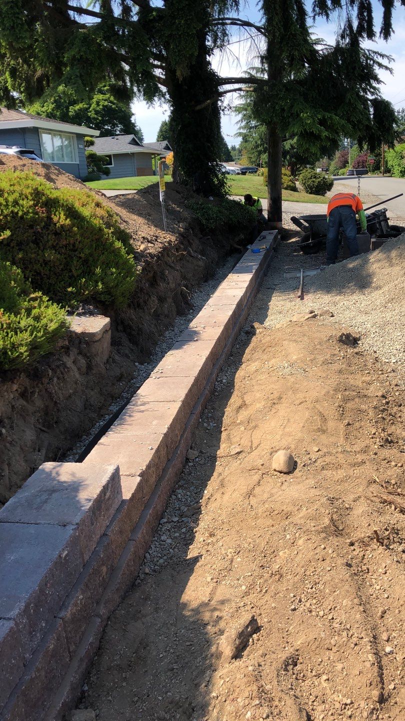 Justin | Retaining Wall, Landscape Project  by Jireh Asphalt & Concrete Inc 