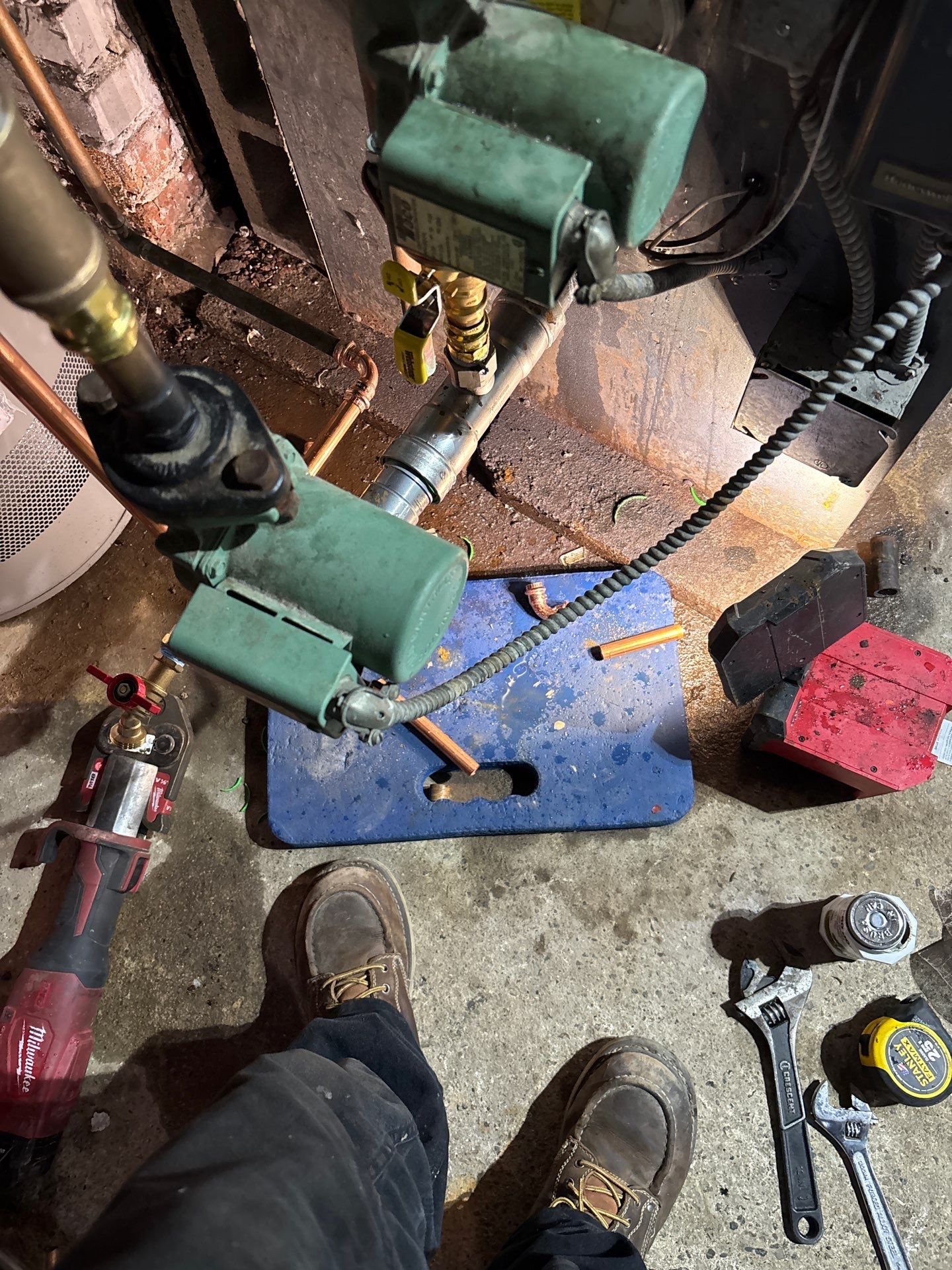 Boiler Flange Replacement and Repiping — Salem, MA by FAGONE MECHANICAL