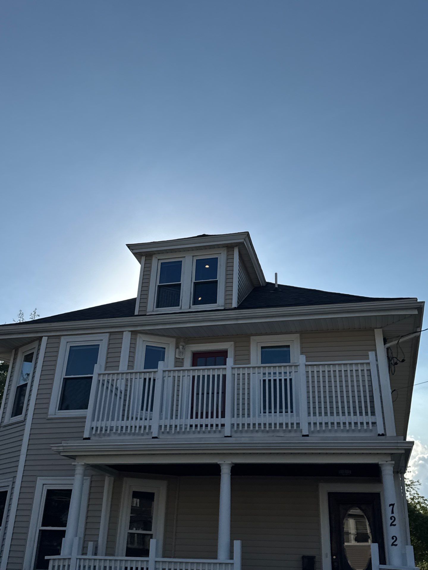 Roof Replacement with Skylight Flashing in Waltham, MA by Mighty Dog Roofing of Greater Middlesex County