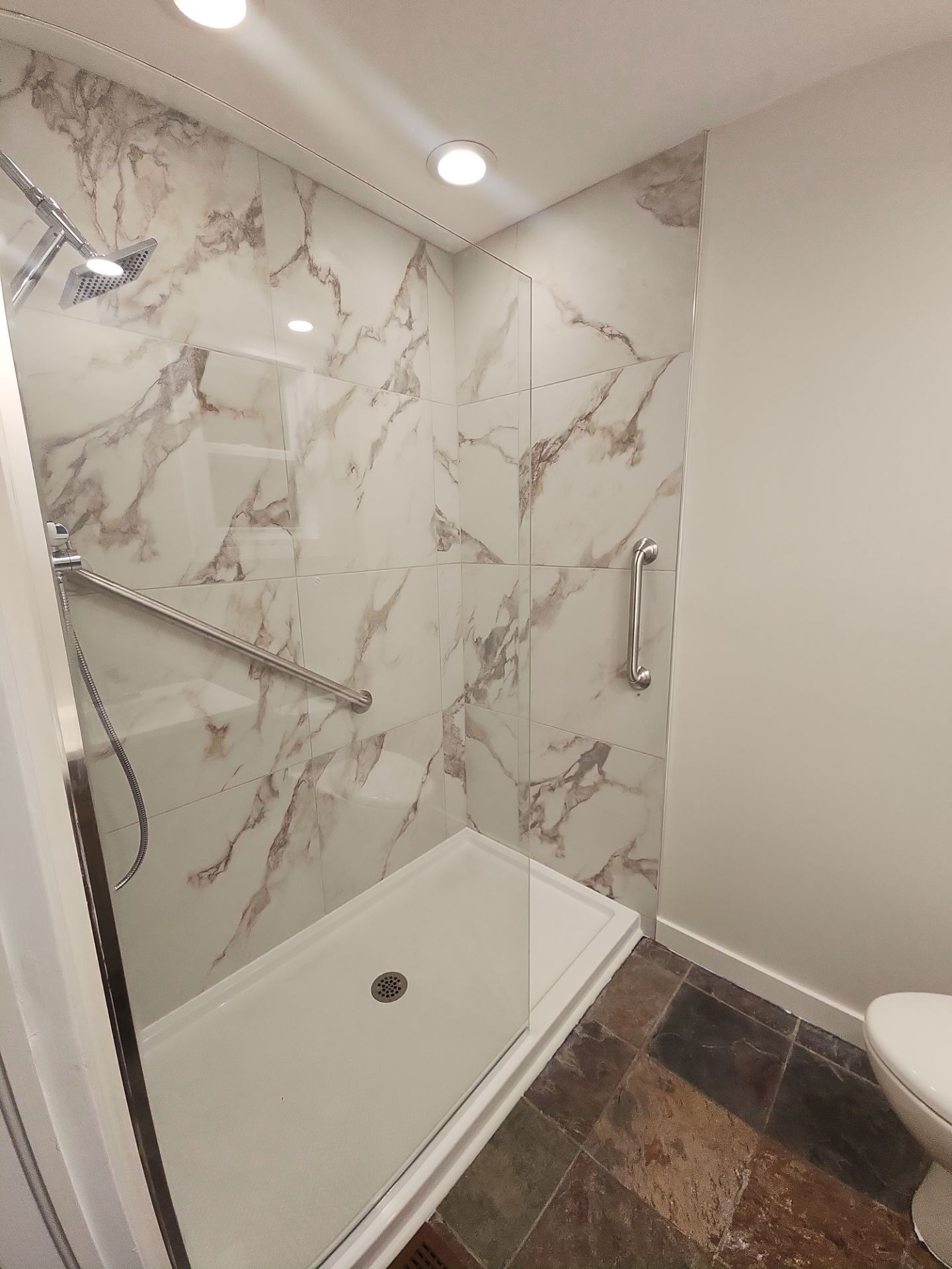 Family Bathroom remodel by Eco-Nature Construction Inc.