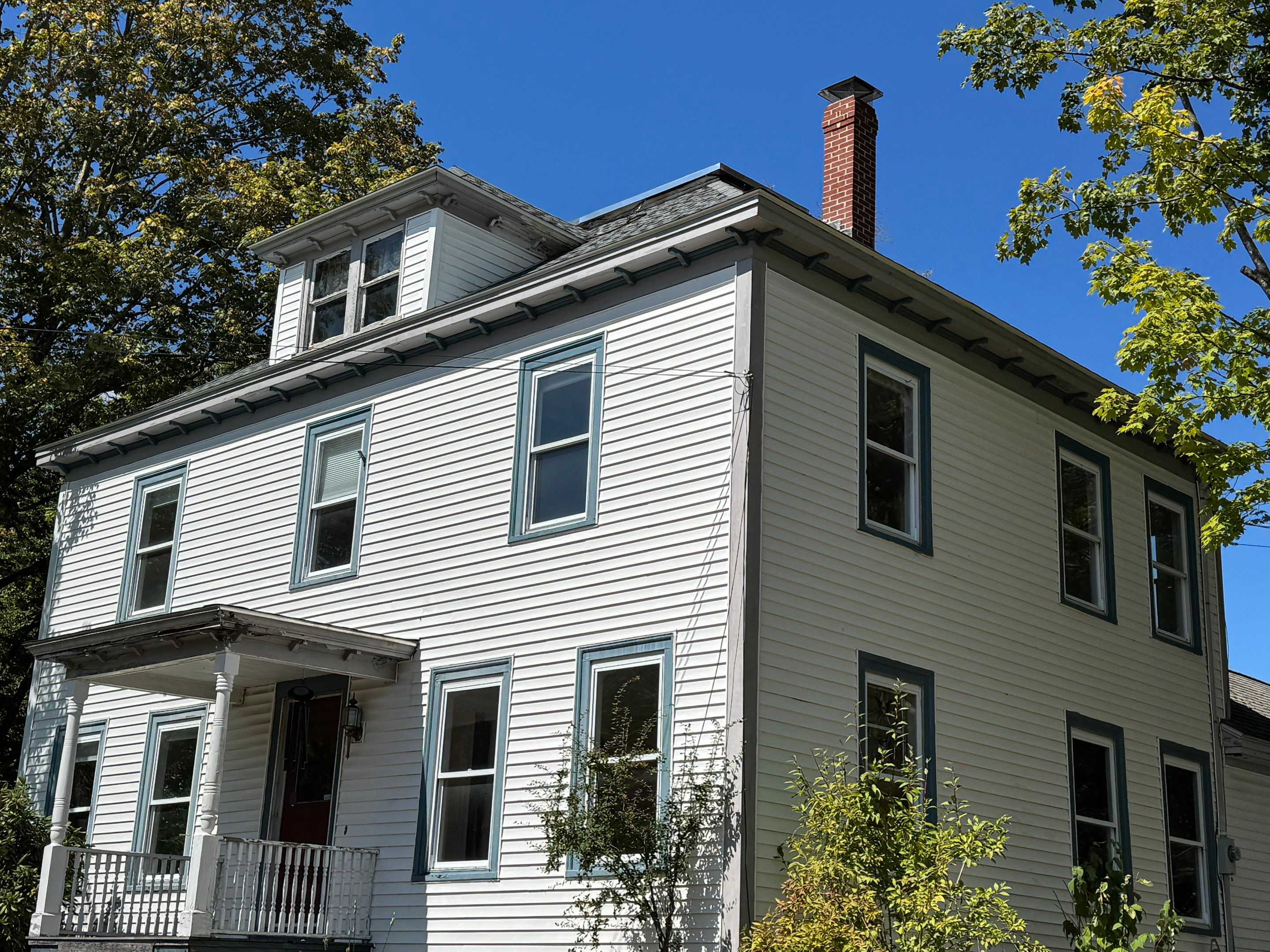 Full Roof Replacement on Historic Farmhouse with Decking Replacement – Repeat Customer by Sensible Home Solutions