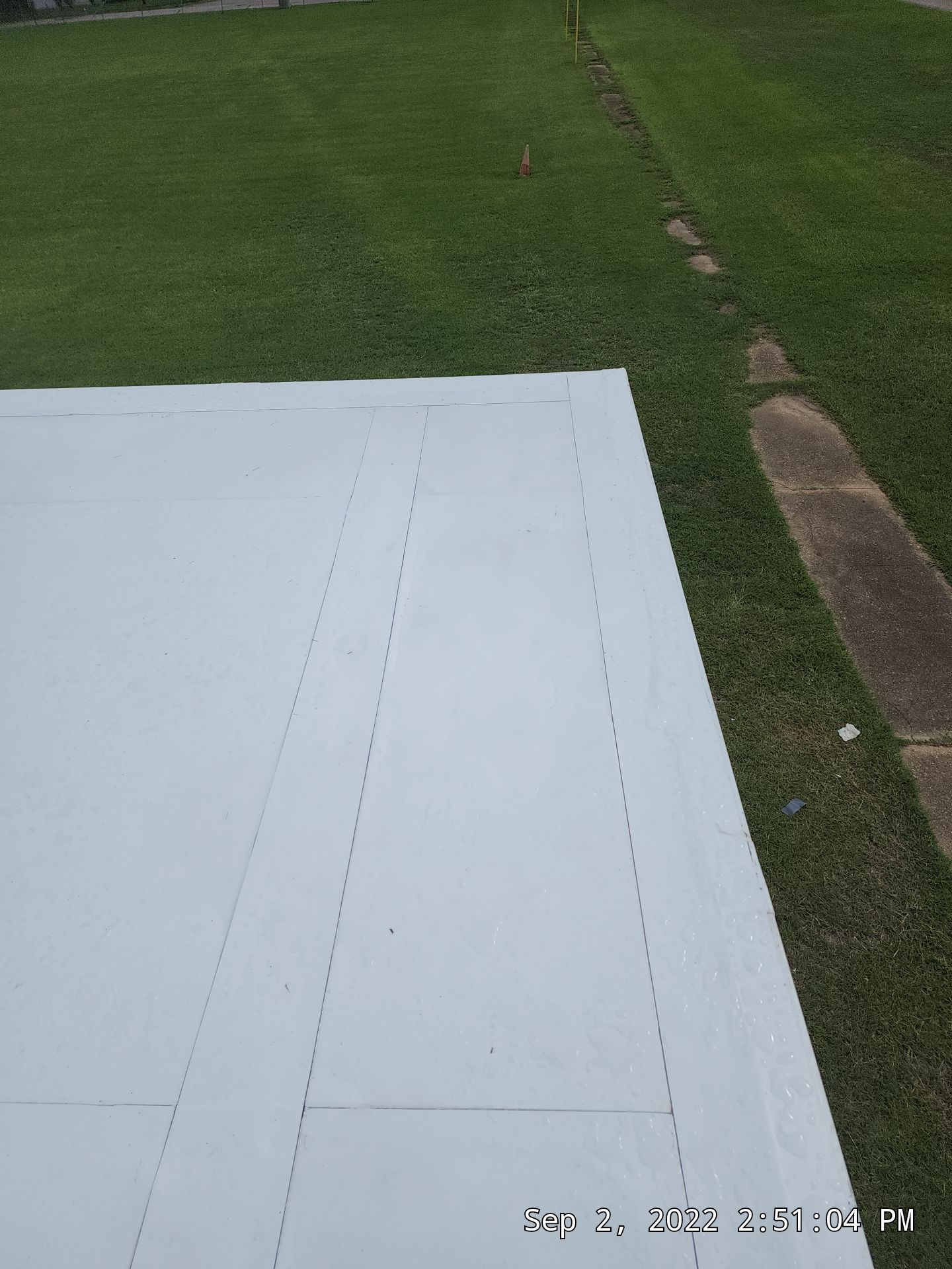 Commercial Roofing Installation using 60 mil PVC by Hostetler Roofing