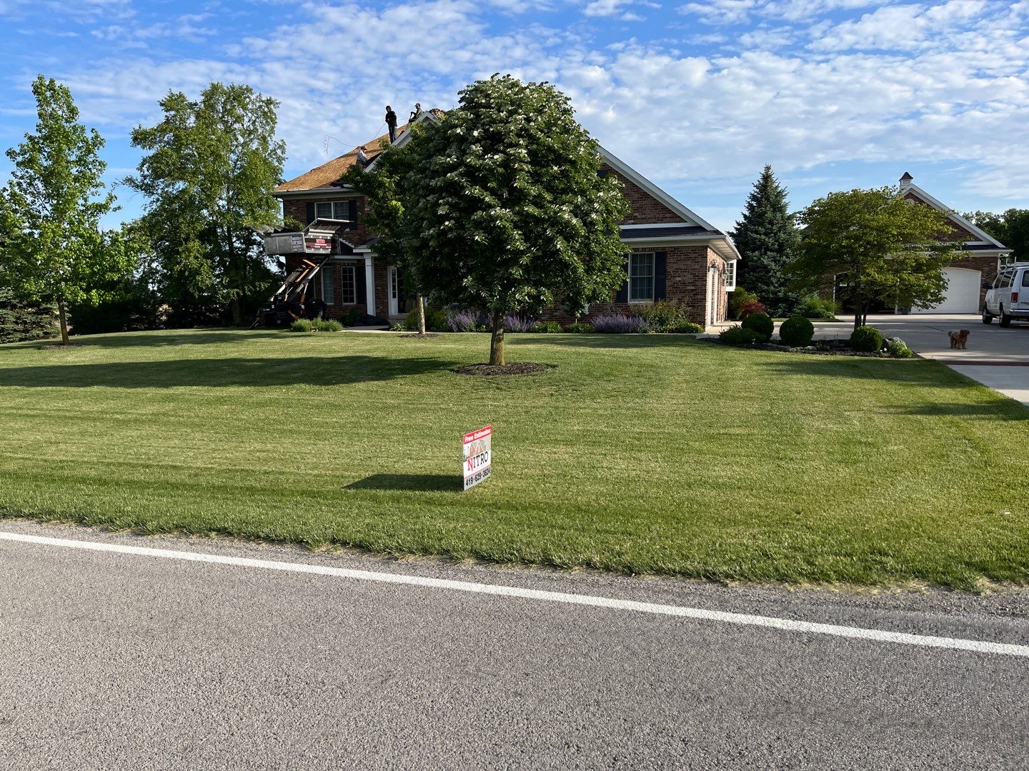 Residential Roofing Installation using GAF Timberline HDZ Charcoal by Nitro Roofing and Construction